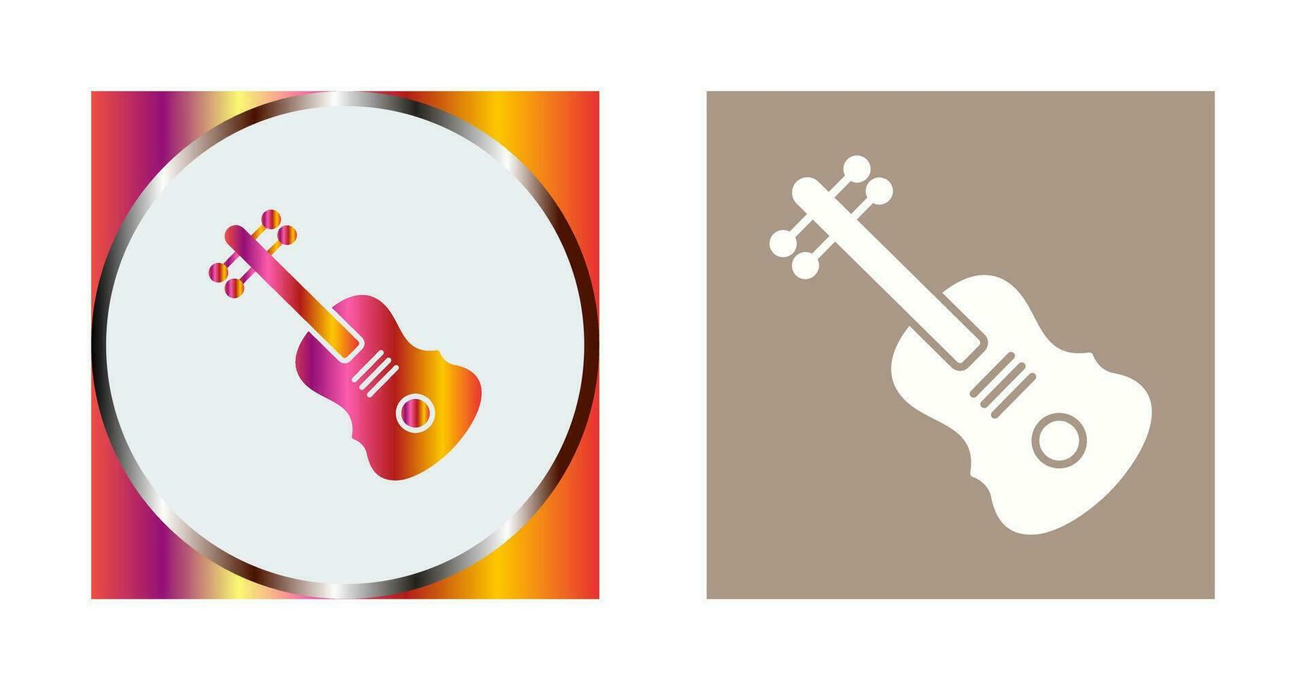 icono de vector de violín