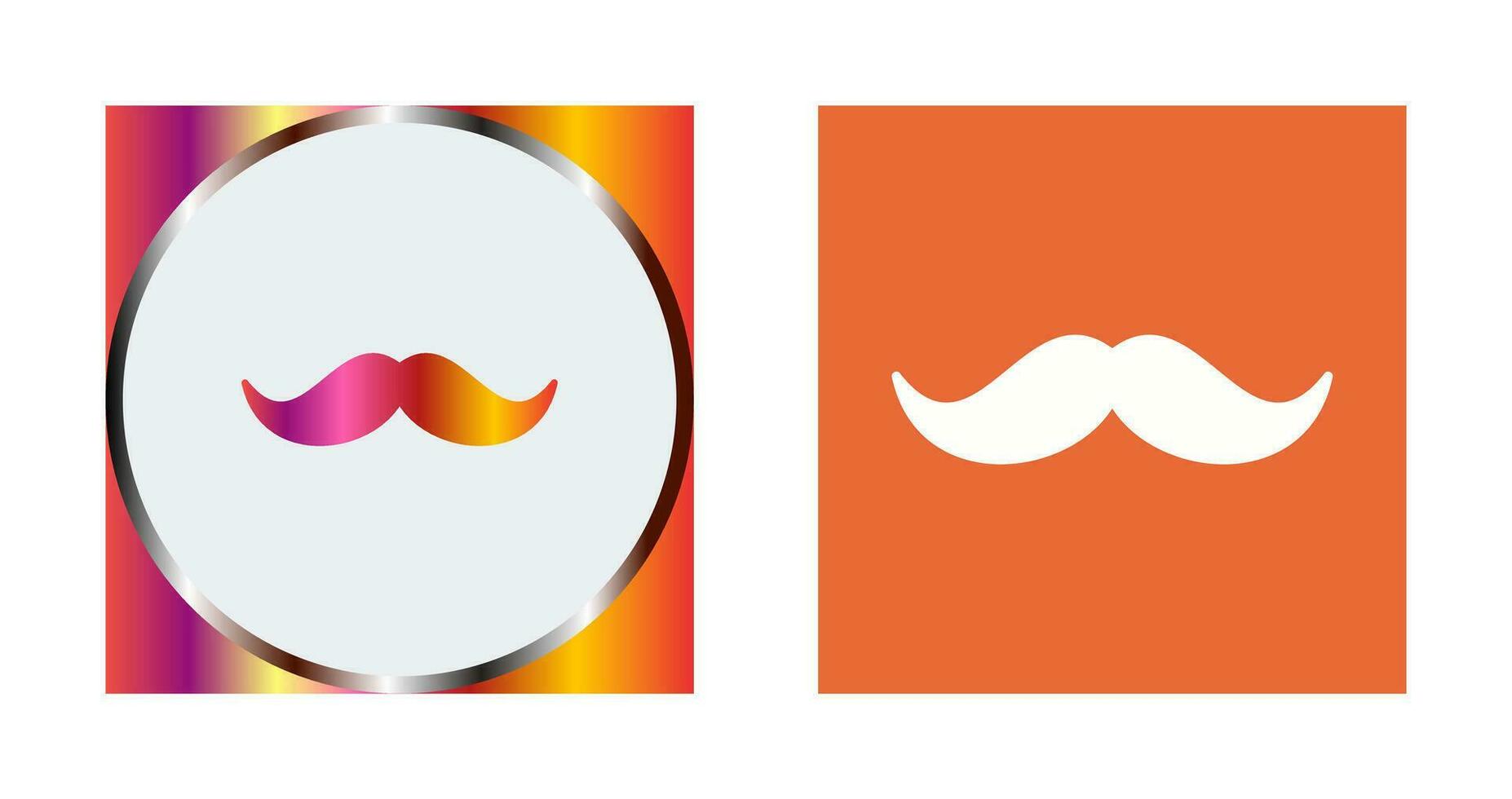 icono de vector de bigote