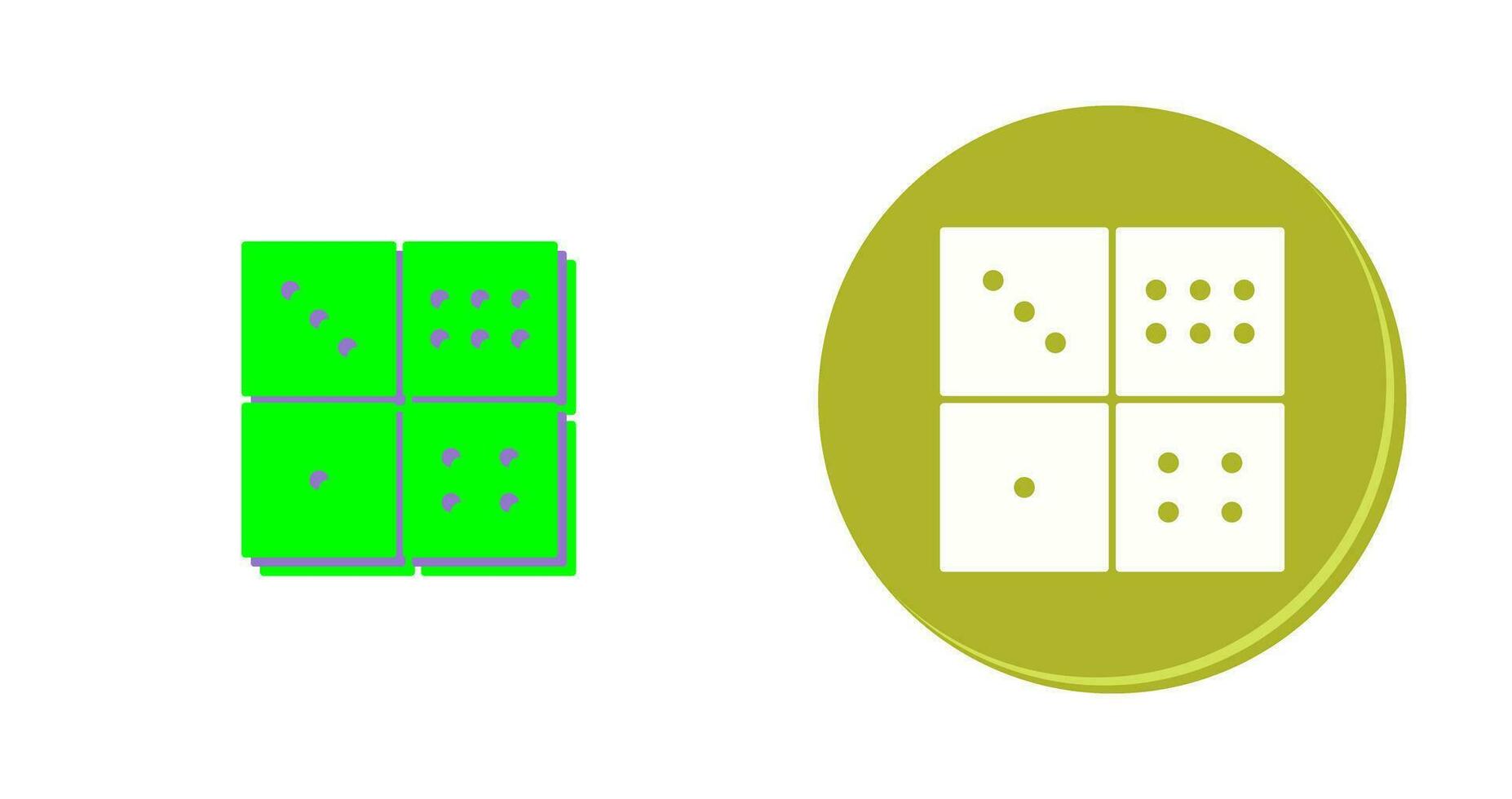 Domino Game Vector Icon