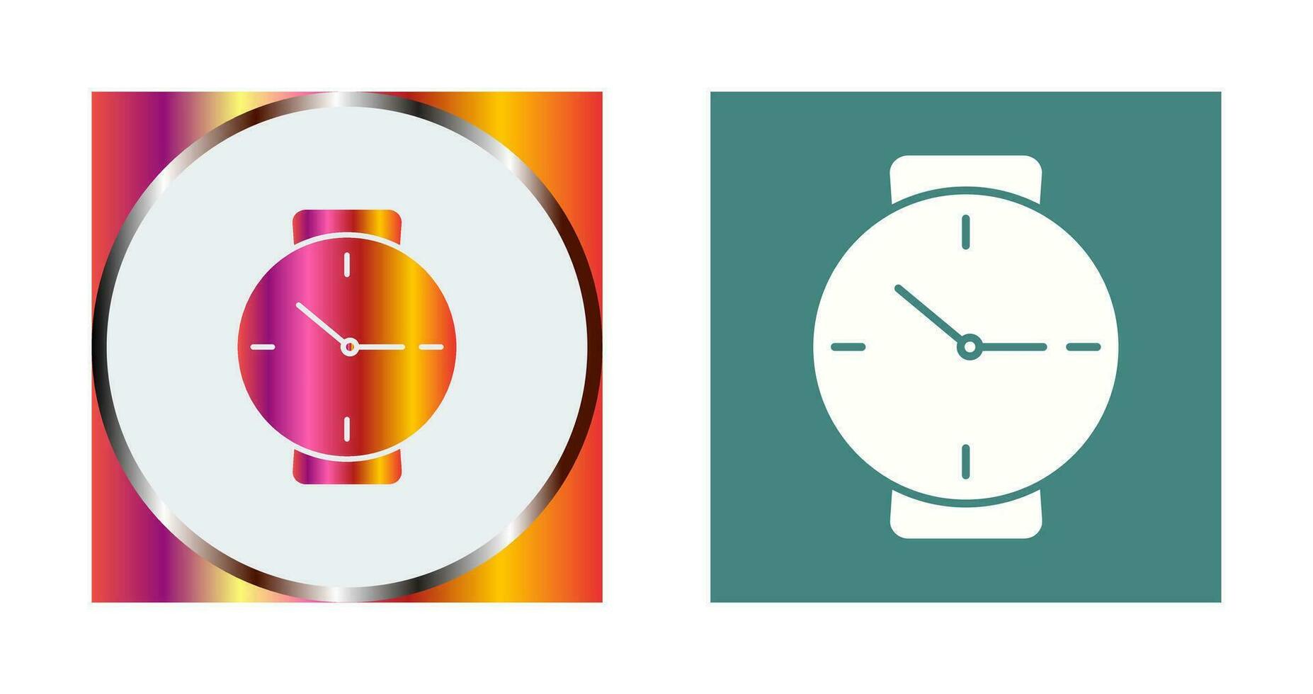 icono de vector de reloj de pulsera