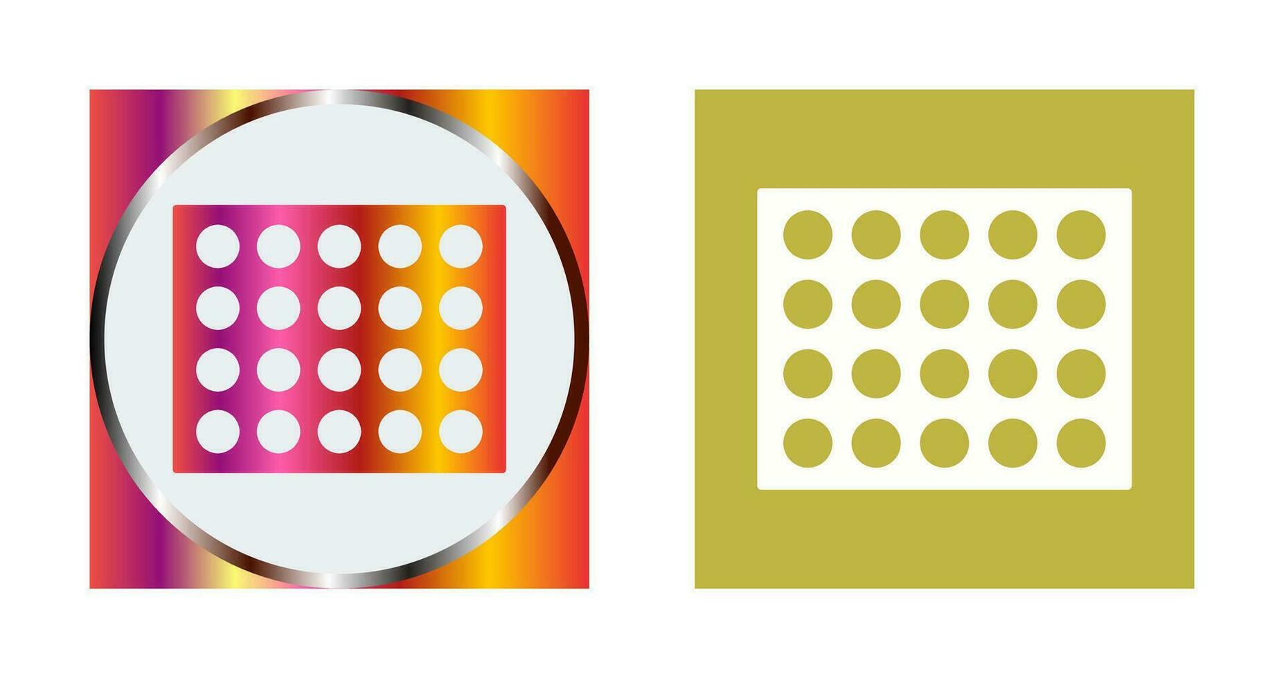 Colored Palette Vector Icon