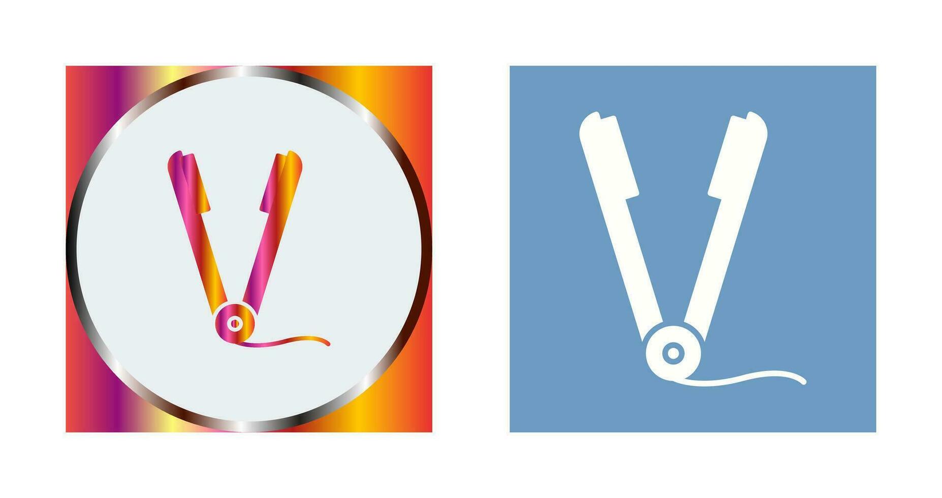 Straightener Vector Icon