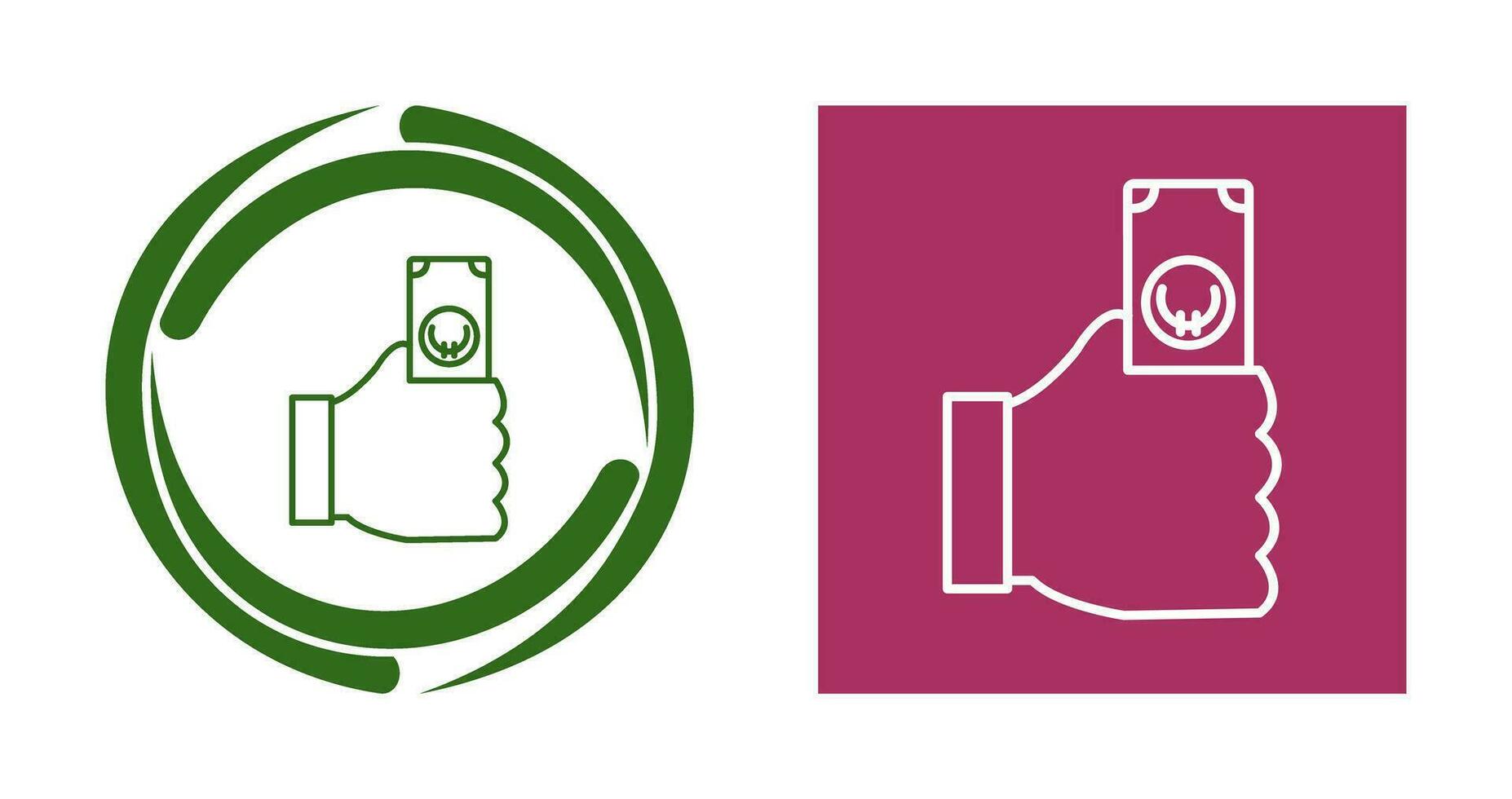 Unique Cash Vector Icon
