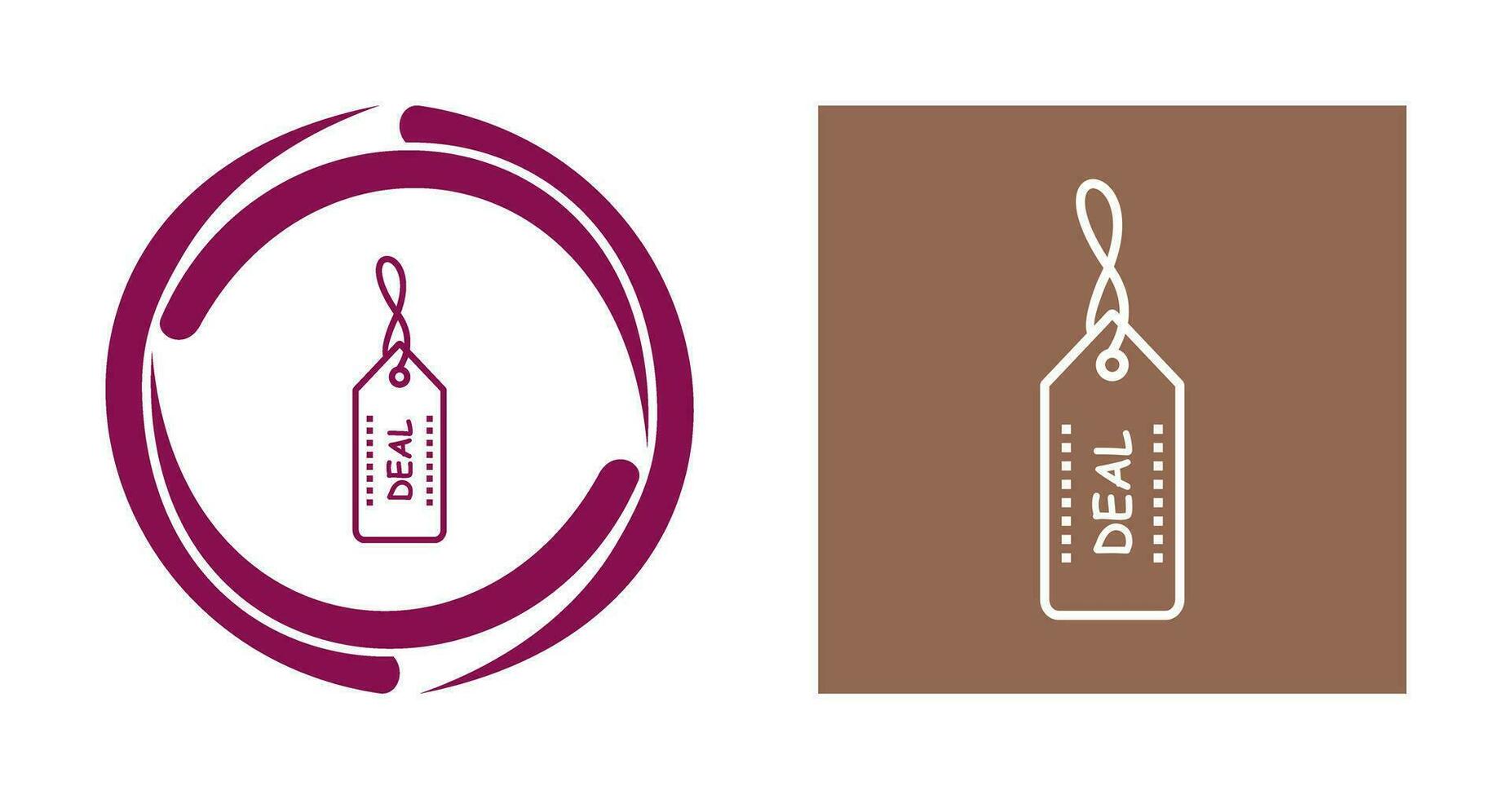 Unique Online Deals Vector Icon