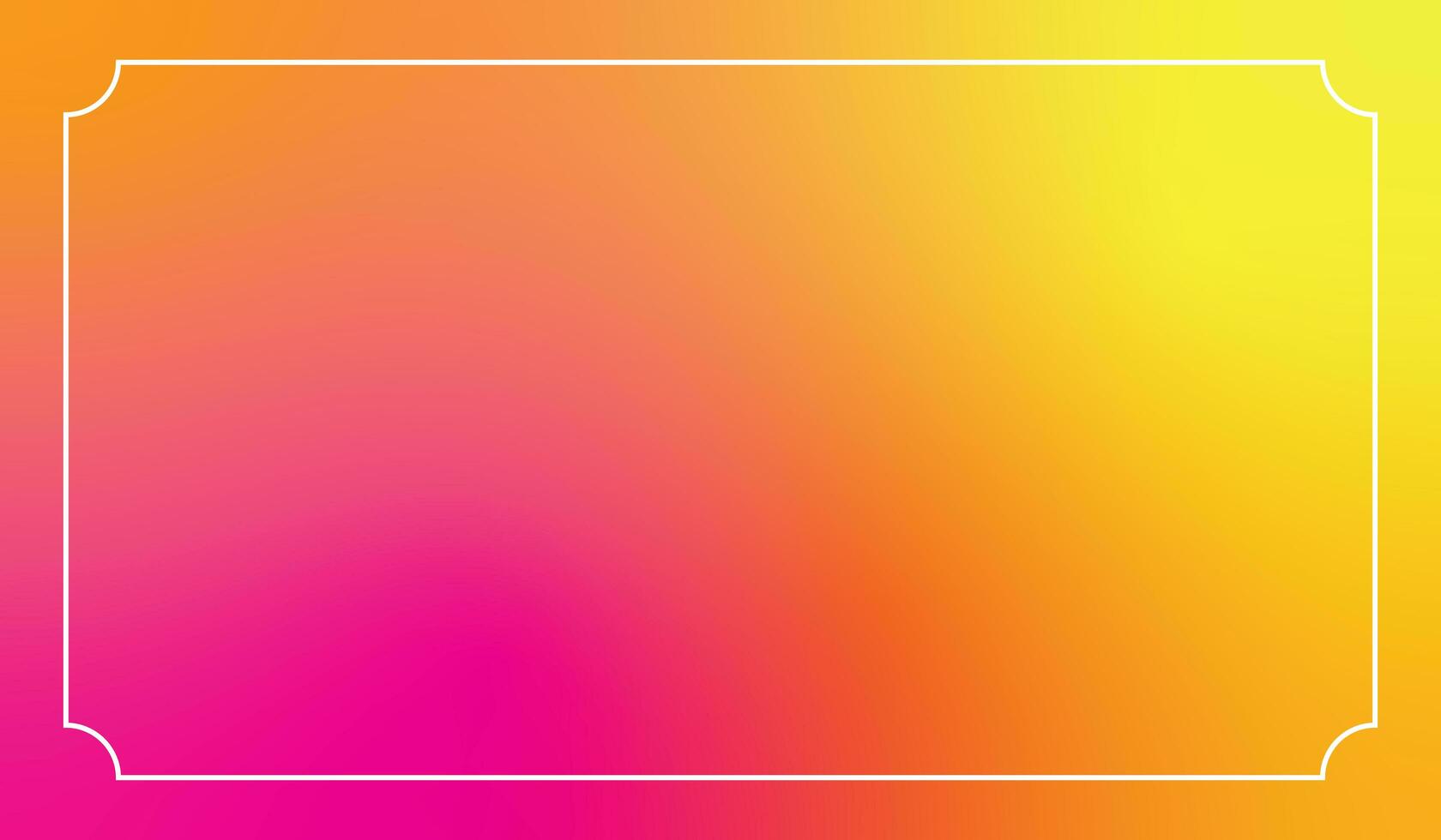 Bright colorful abstract blurry background with white frame photo