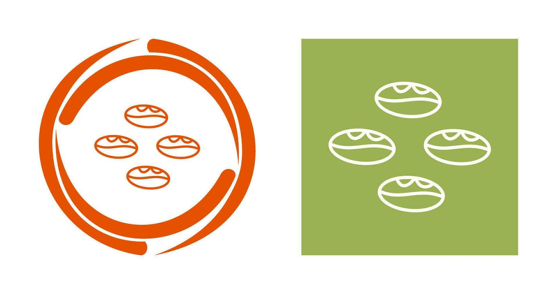 Coffee Beans Vector Icon