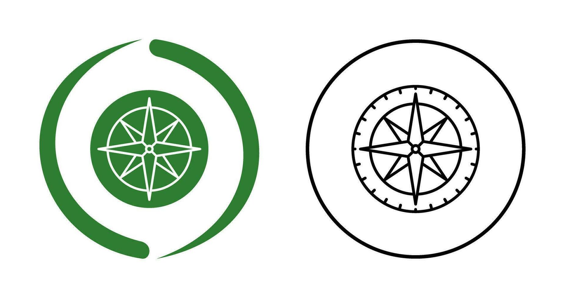 Compass Vector Icon