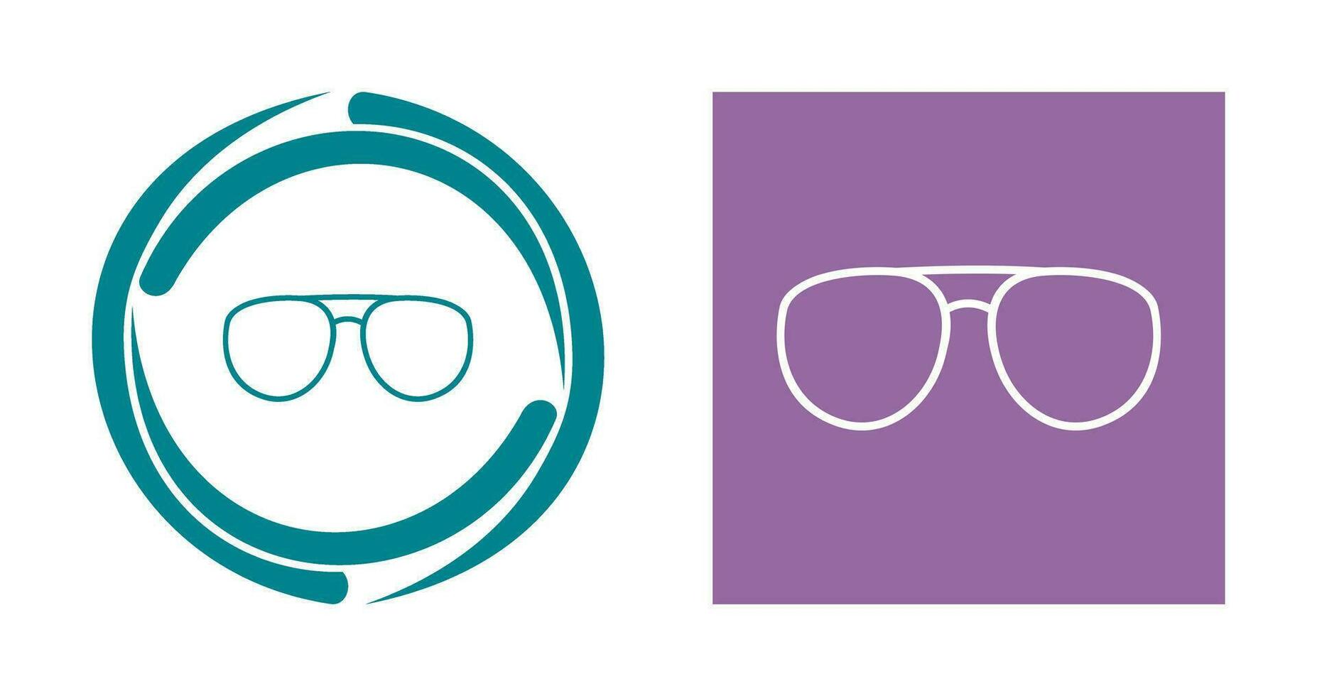 Unique Glasses Vector Icon