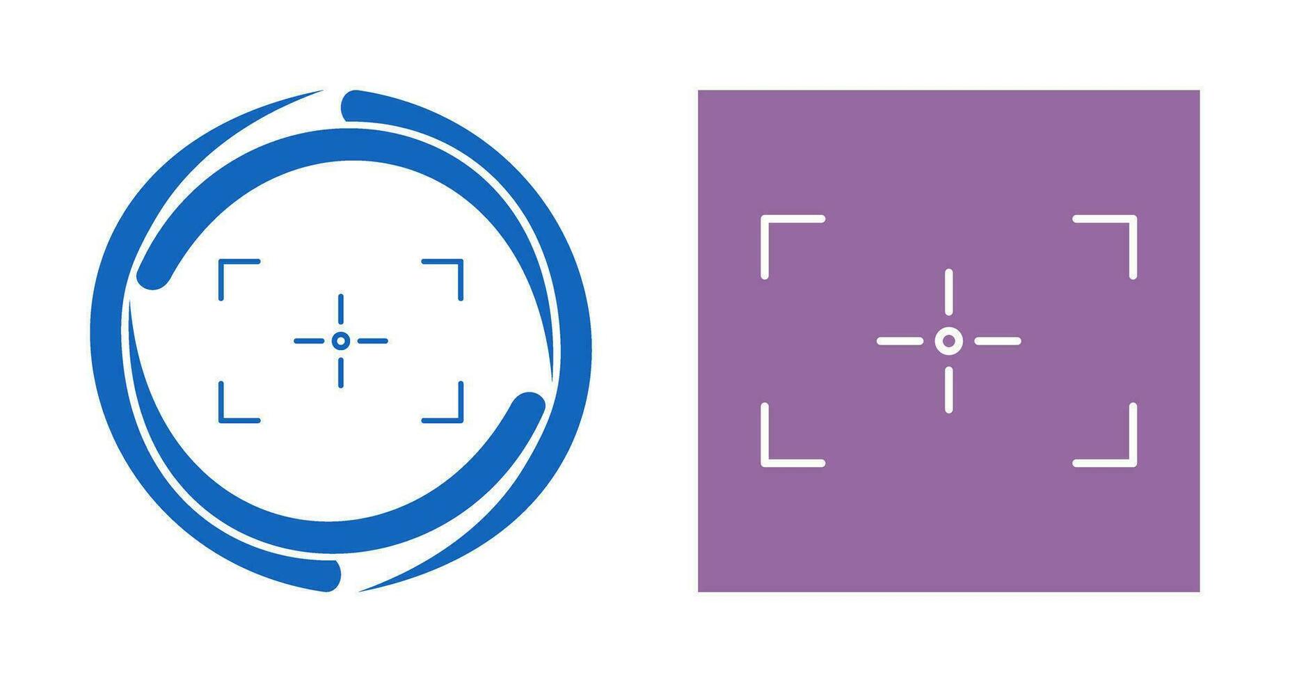 Unique Focus Vector Icon