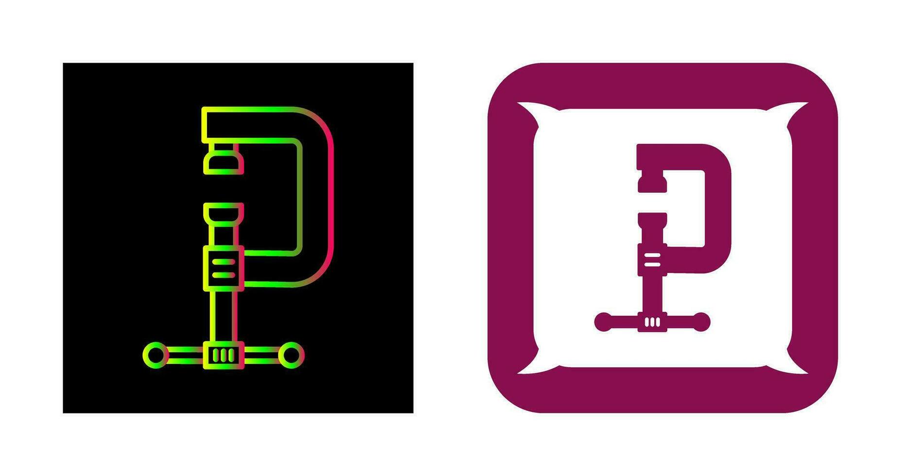 Clamp Vector Icon