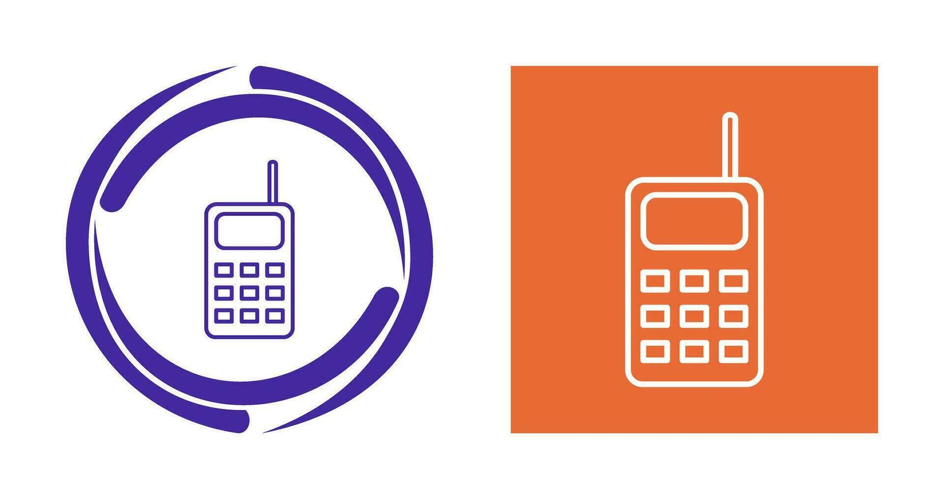 Unique Walkie Talkie Vector Icon