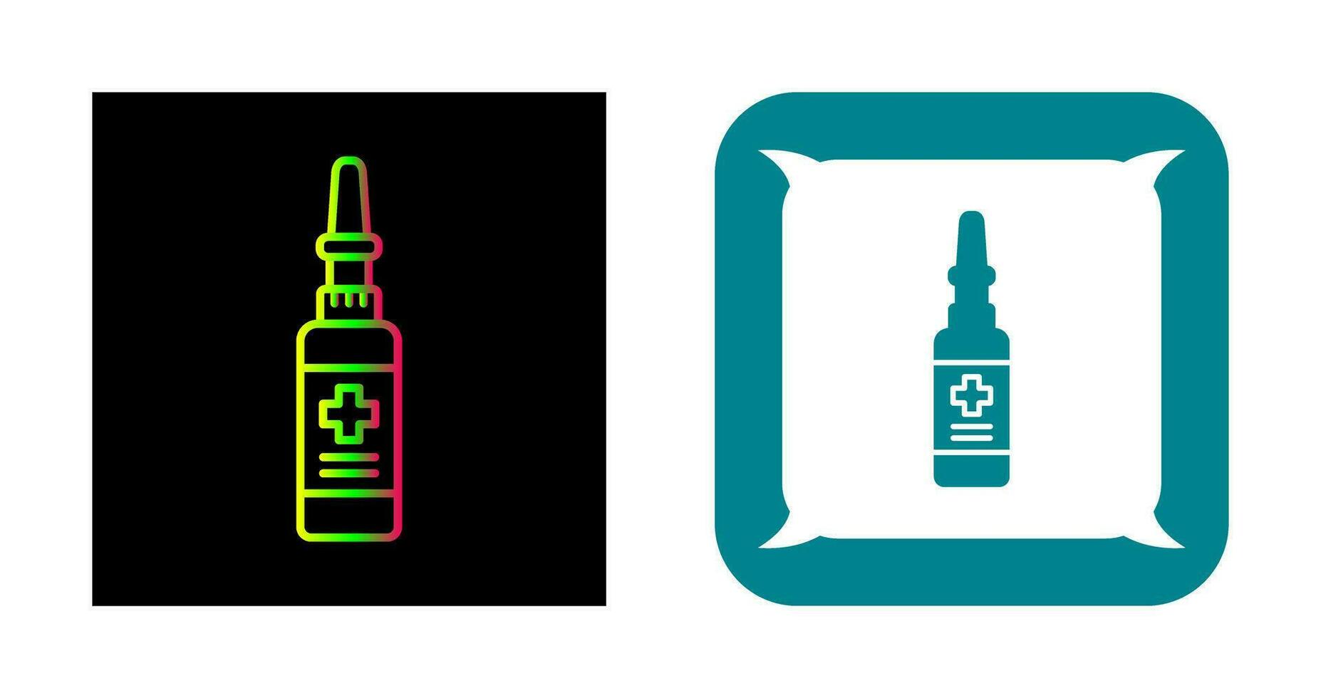 Nasal Spray Vector Icon