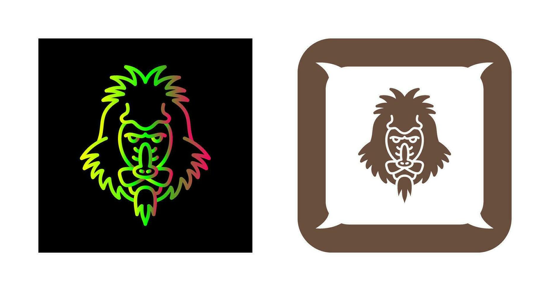 Mandrill Vector Icon