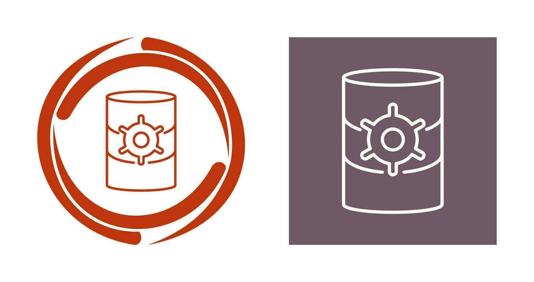 Unique Database Management Vector Icon