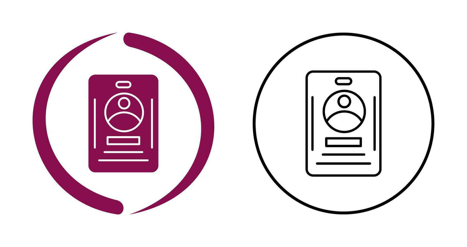 Office Card Vector Icon
