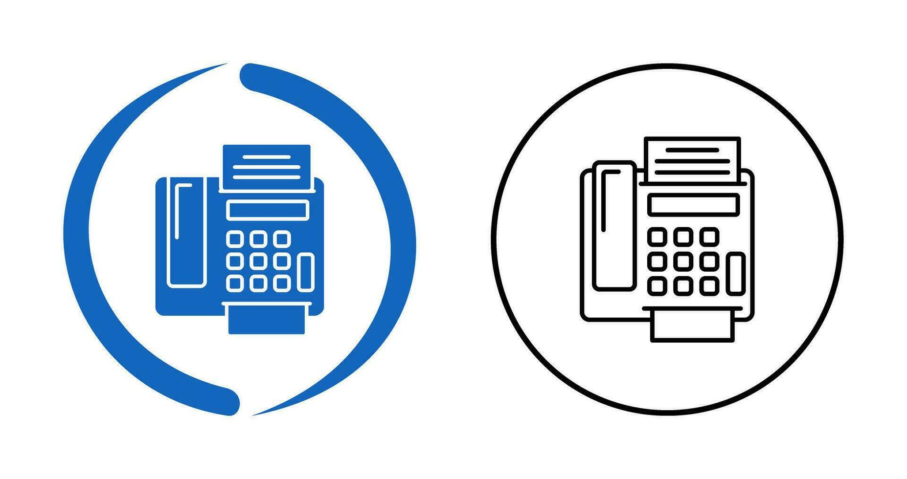 fax Machine Vector Icon