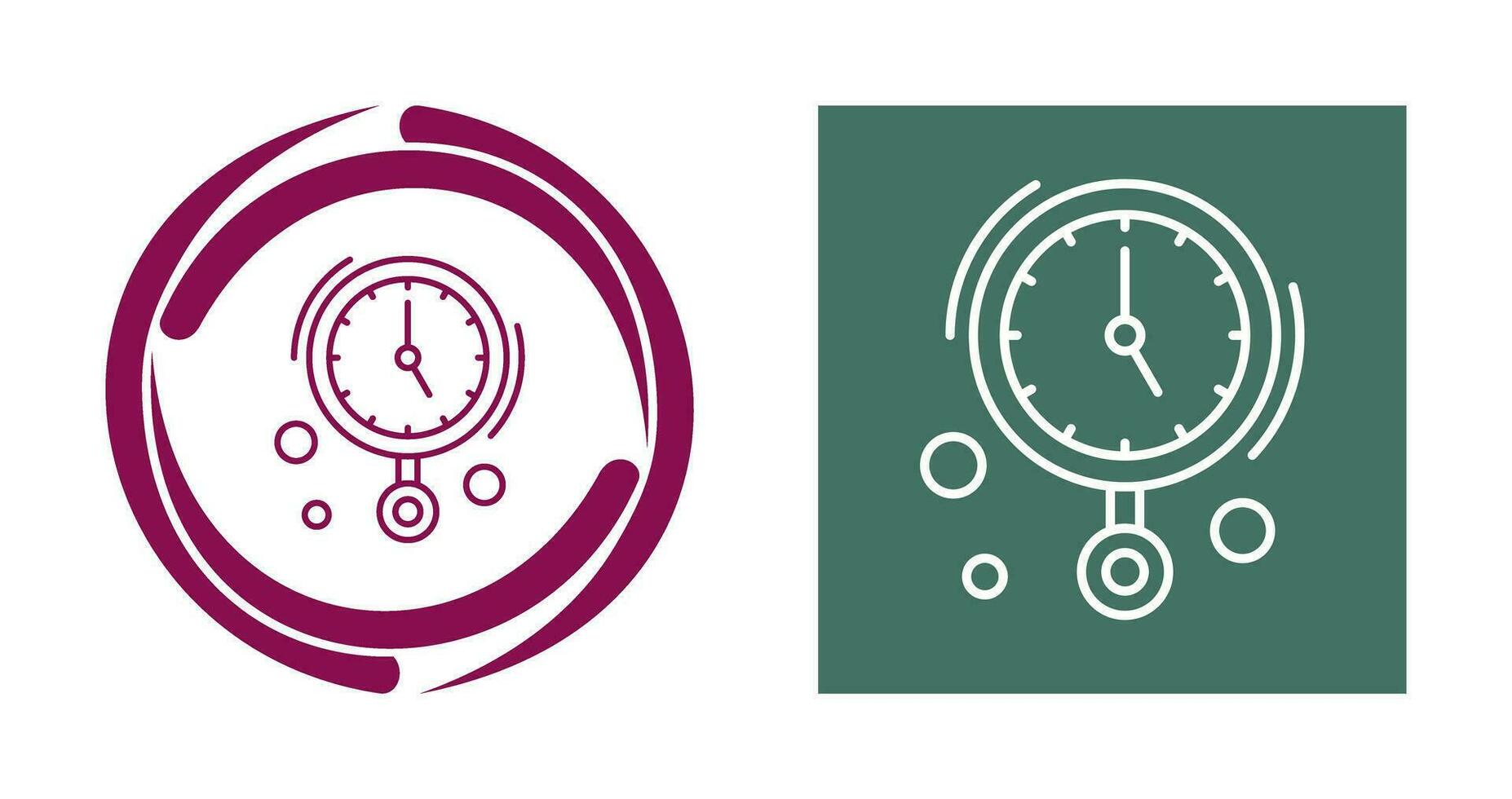 Wall Clock Vector Icon