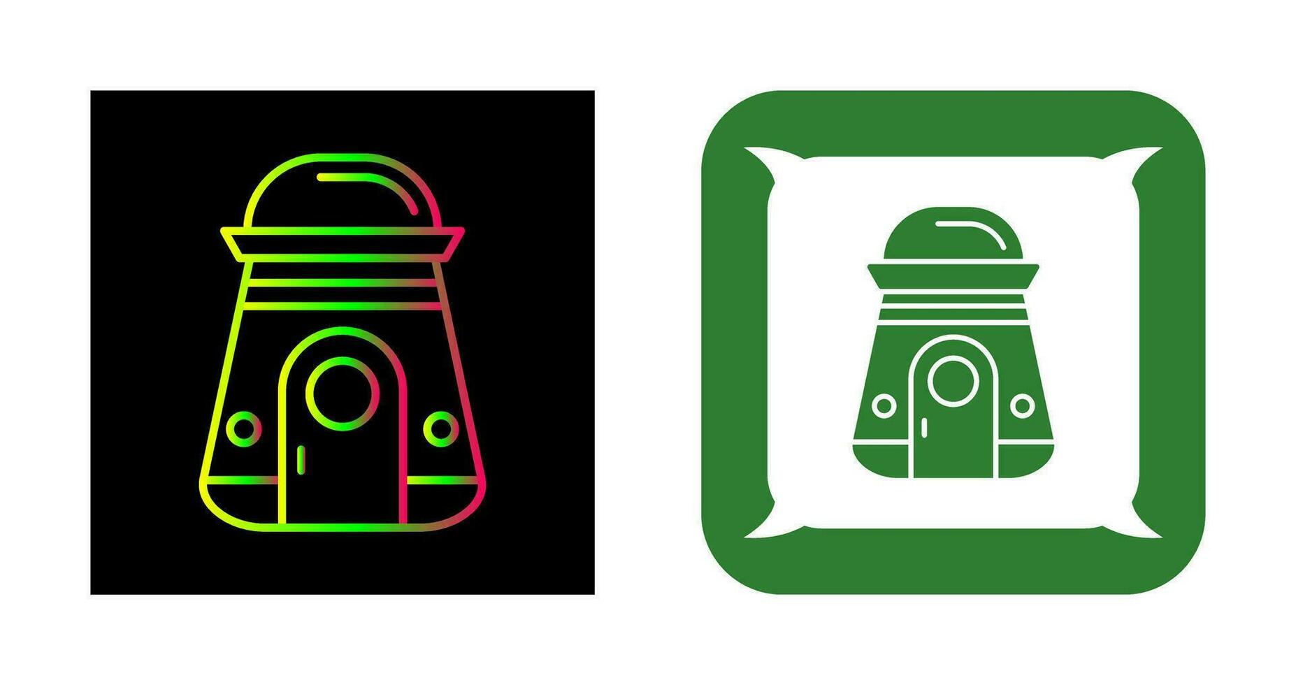 Space Capsule Vector Icon