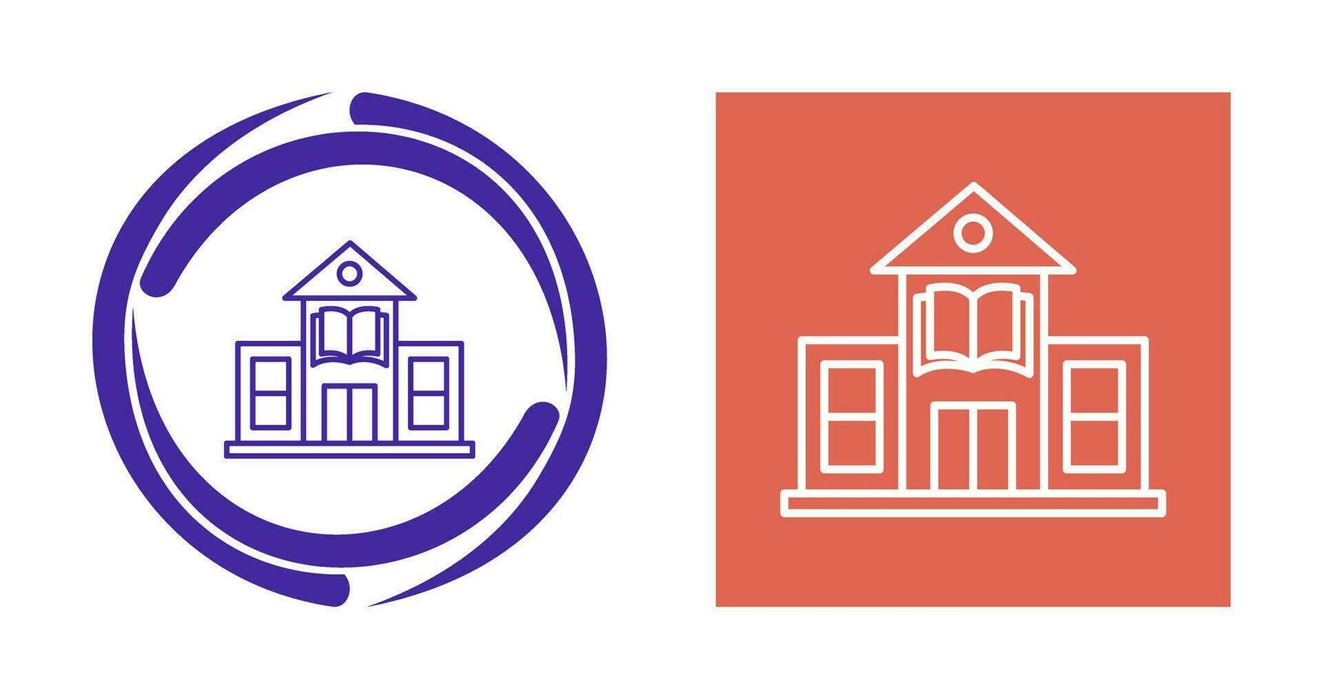 Library Building Vector Icon