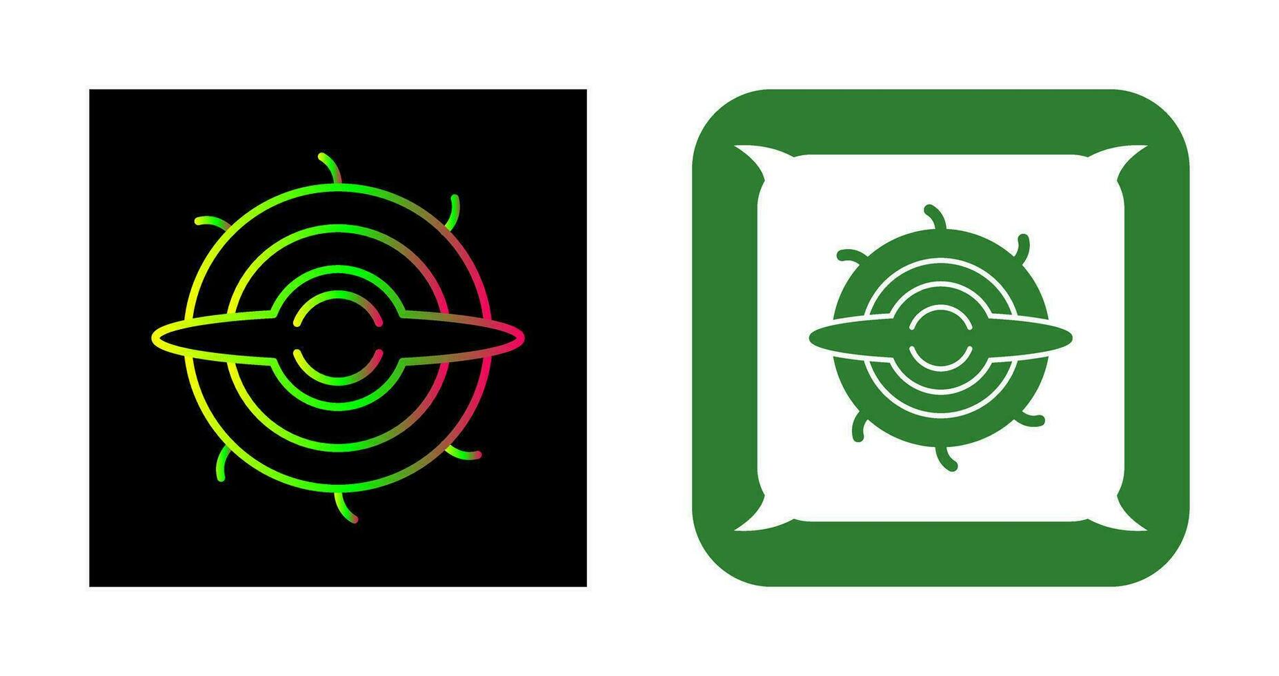 Black Hole Vector Icon