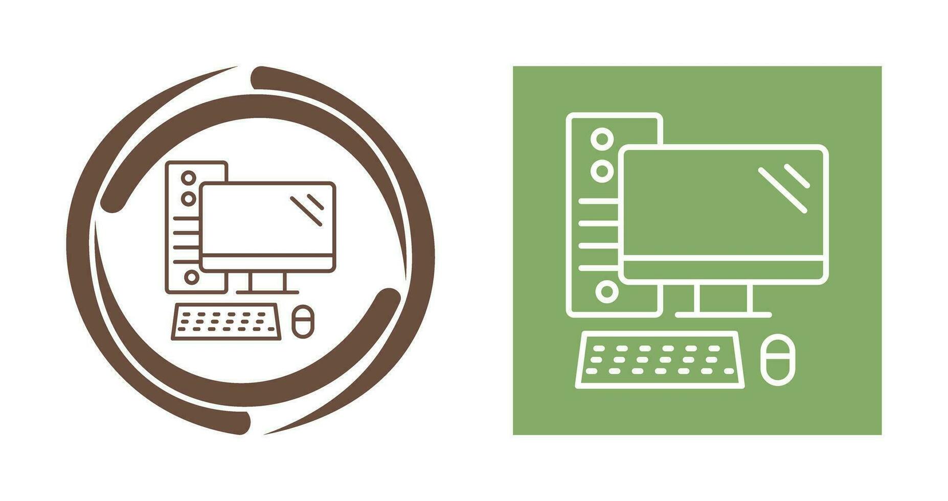 Computer Vector Icon