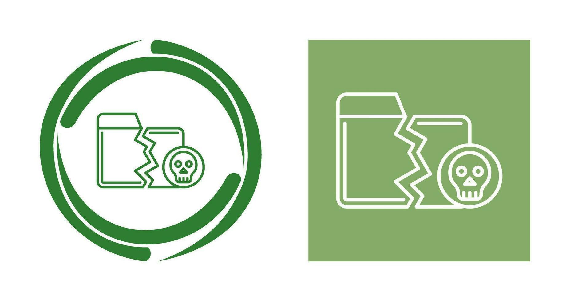 Infected Files Vector Icon