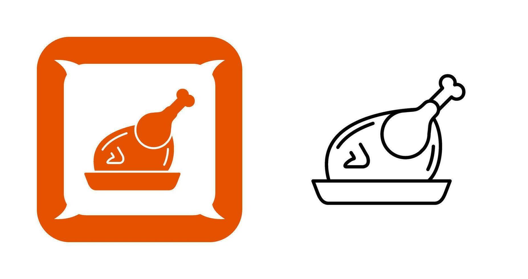 Chicken Vector Icon