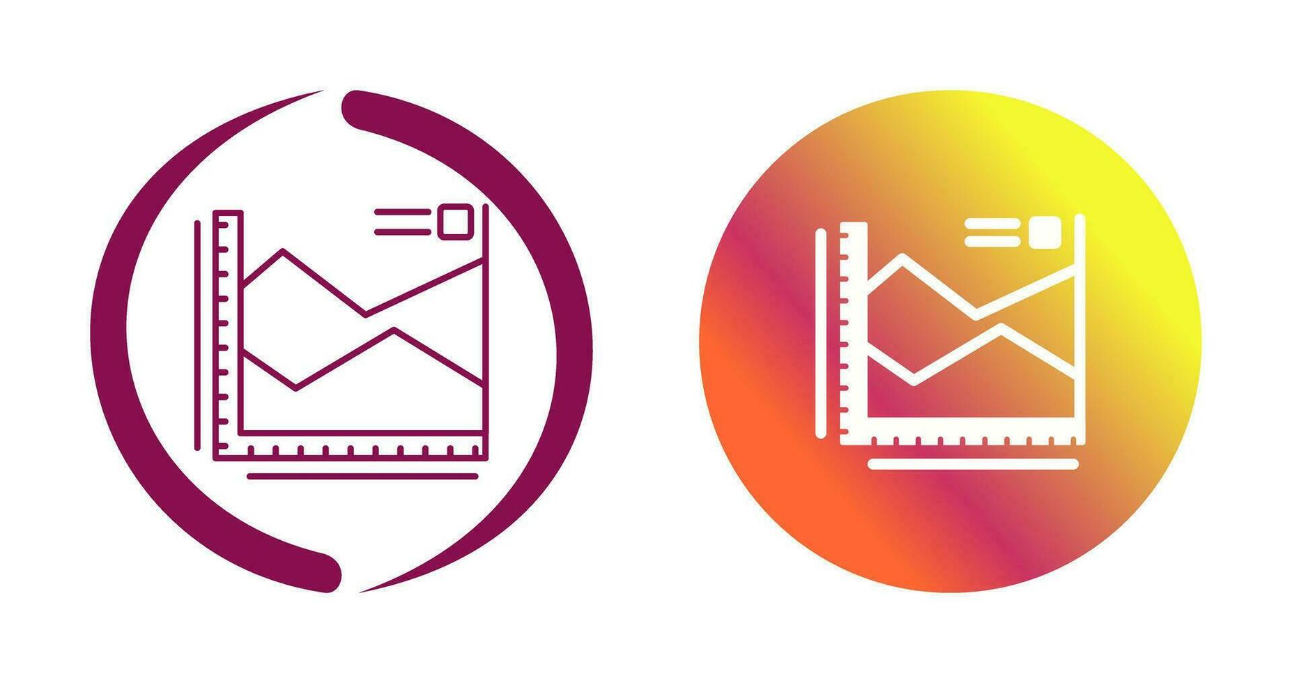 Spline Chart Vector Icon