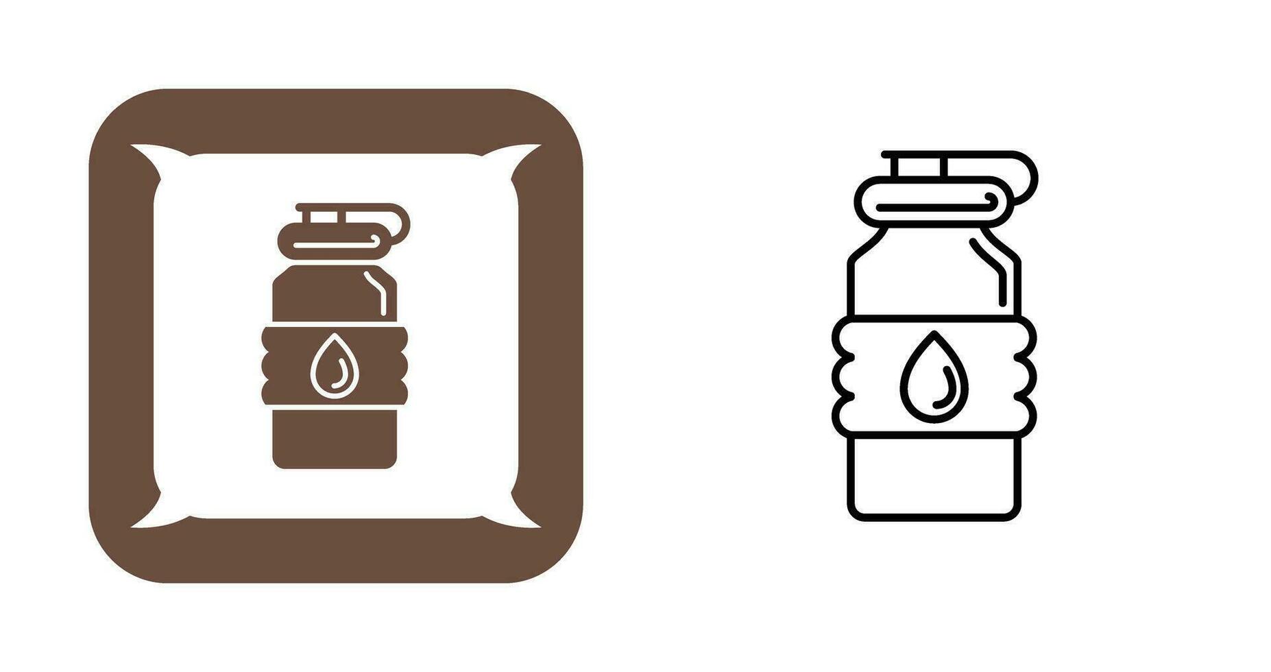 Water Bottle Vector Icon