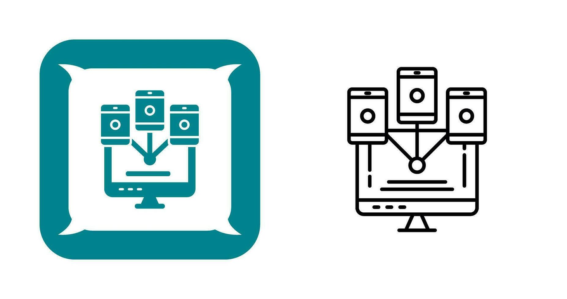 Computer Networks Vector Icon