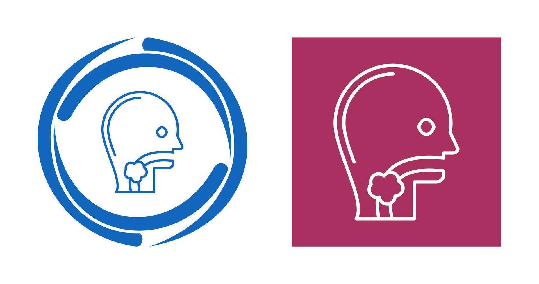 Throat Cancer Vector Icon