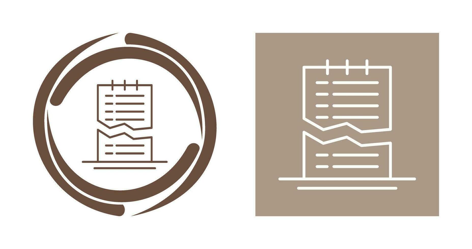 Corrupted List Vector Icon