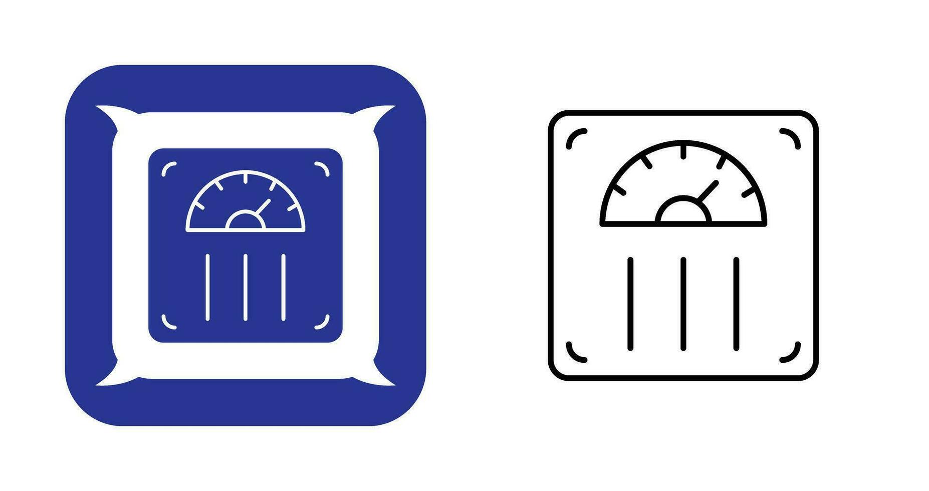 Weight Scale Vector Icon