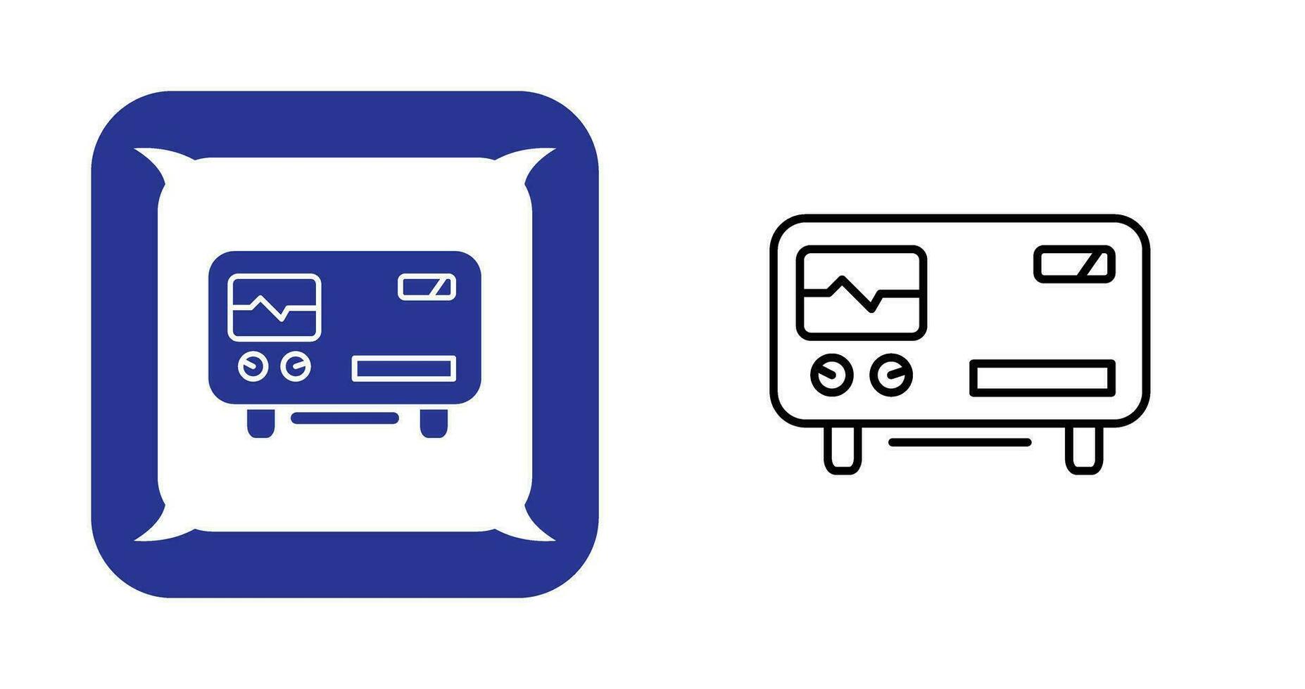 Oscillscope Vector Icon