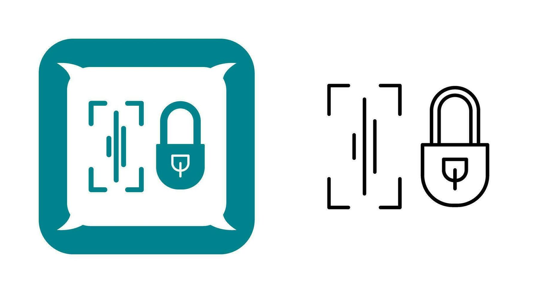 Voice Lock Vector Icon