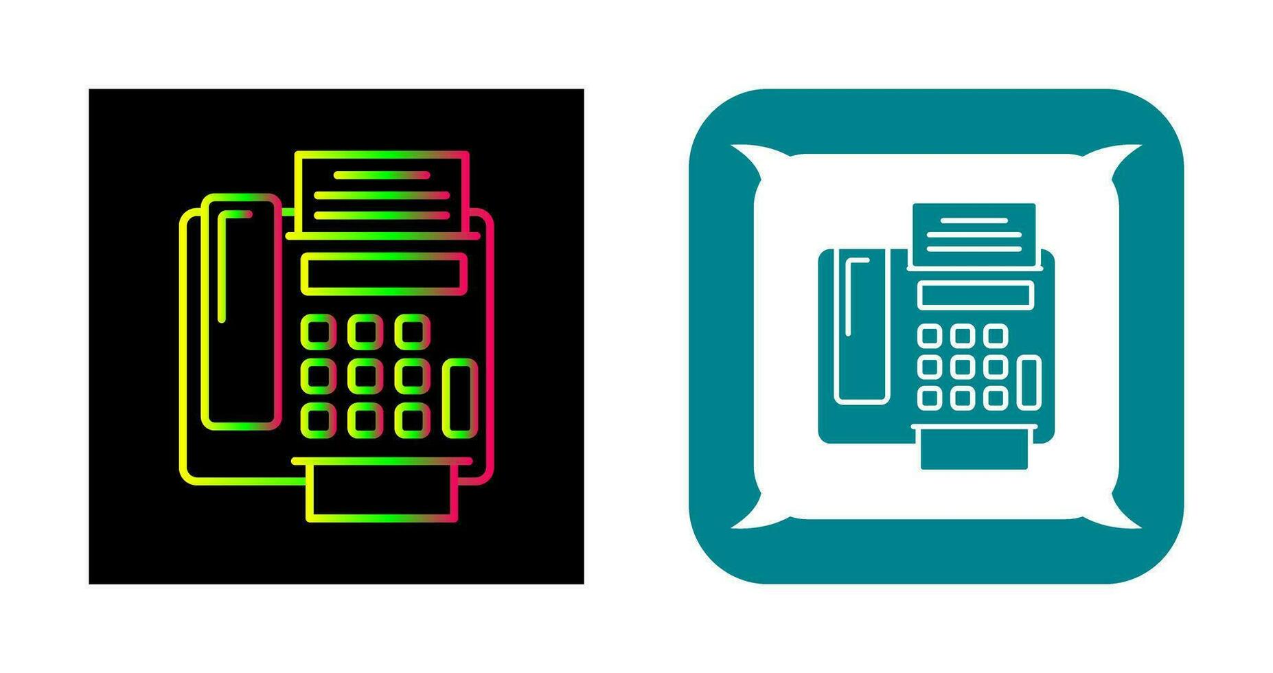 fax Machine Vector Icon