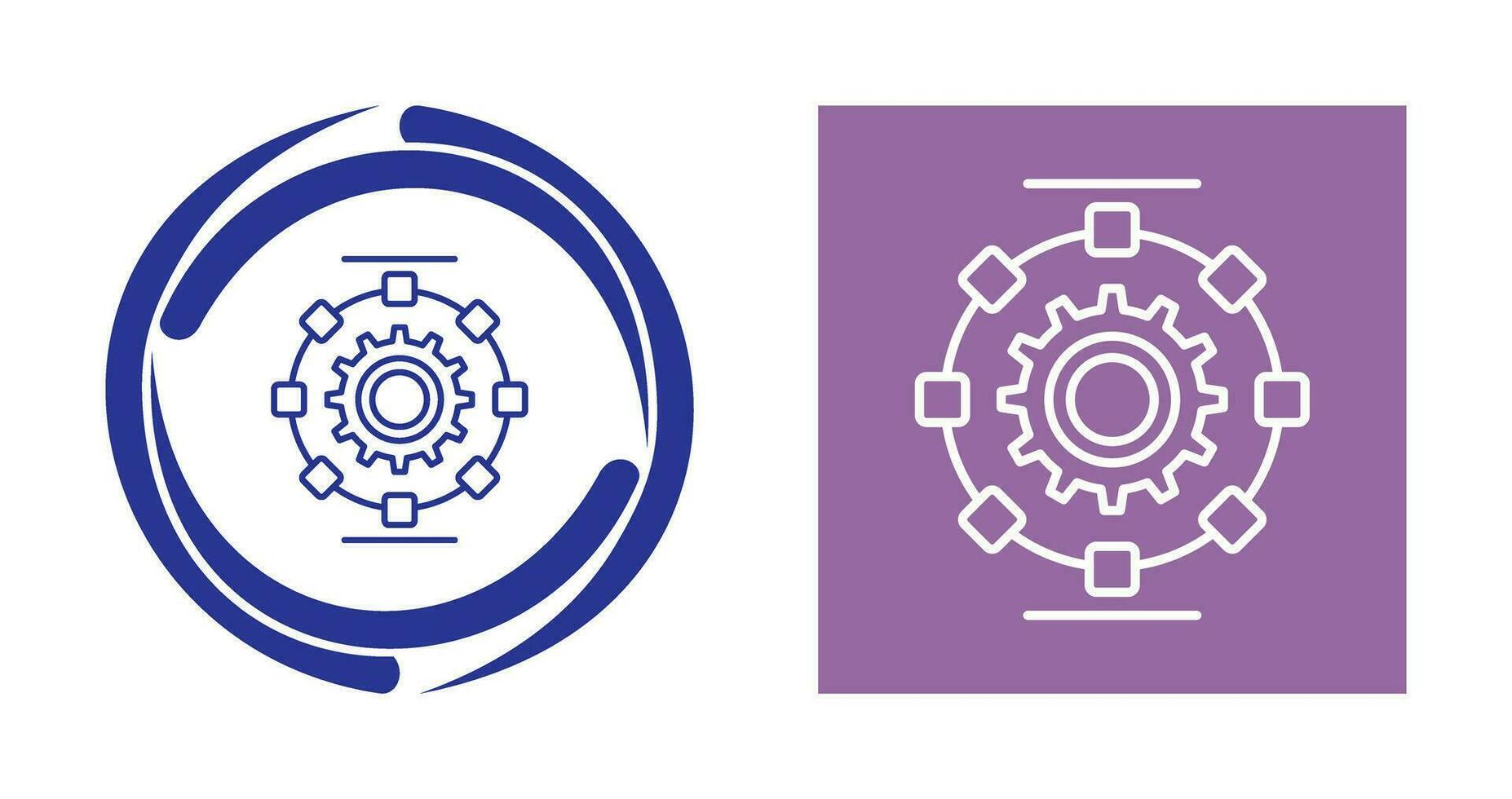 Automated Process Vector Icon