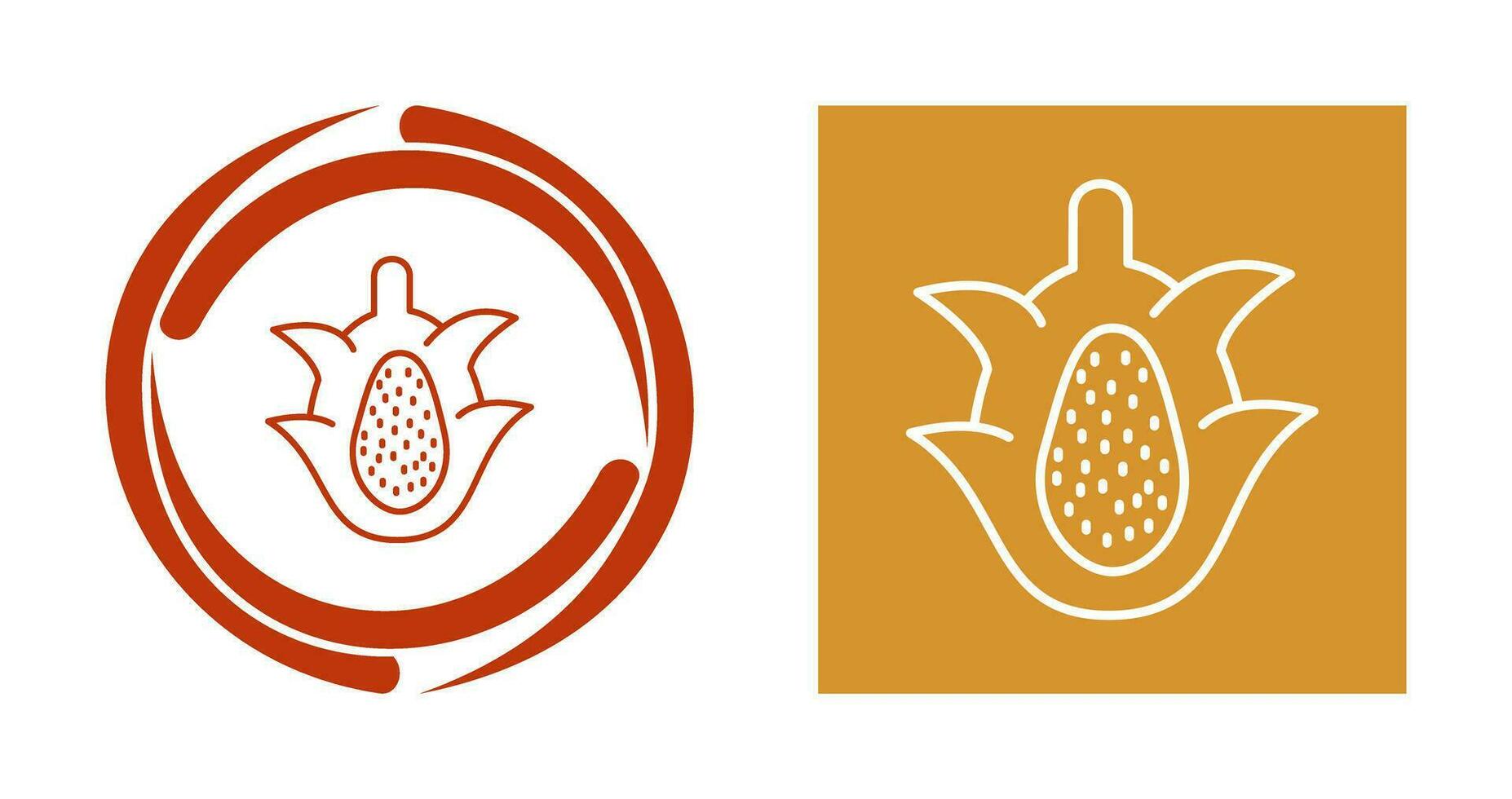 icono de vector de fruta de dragón