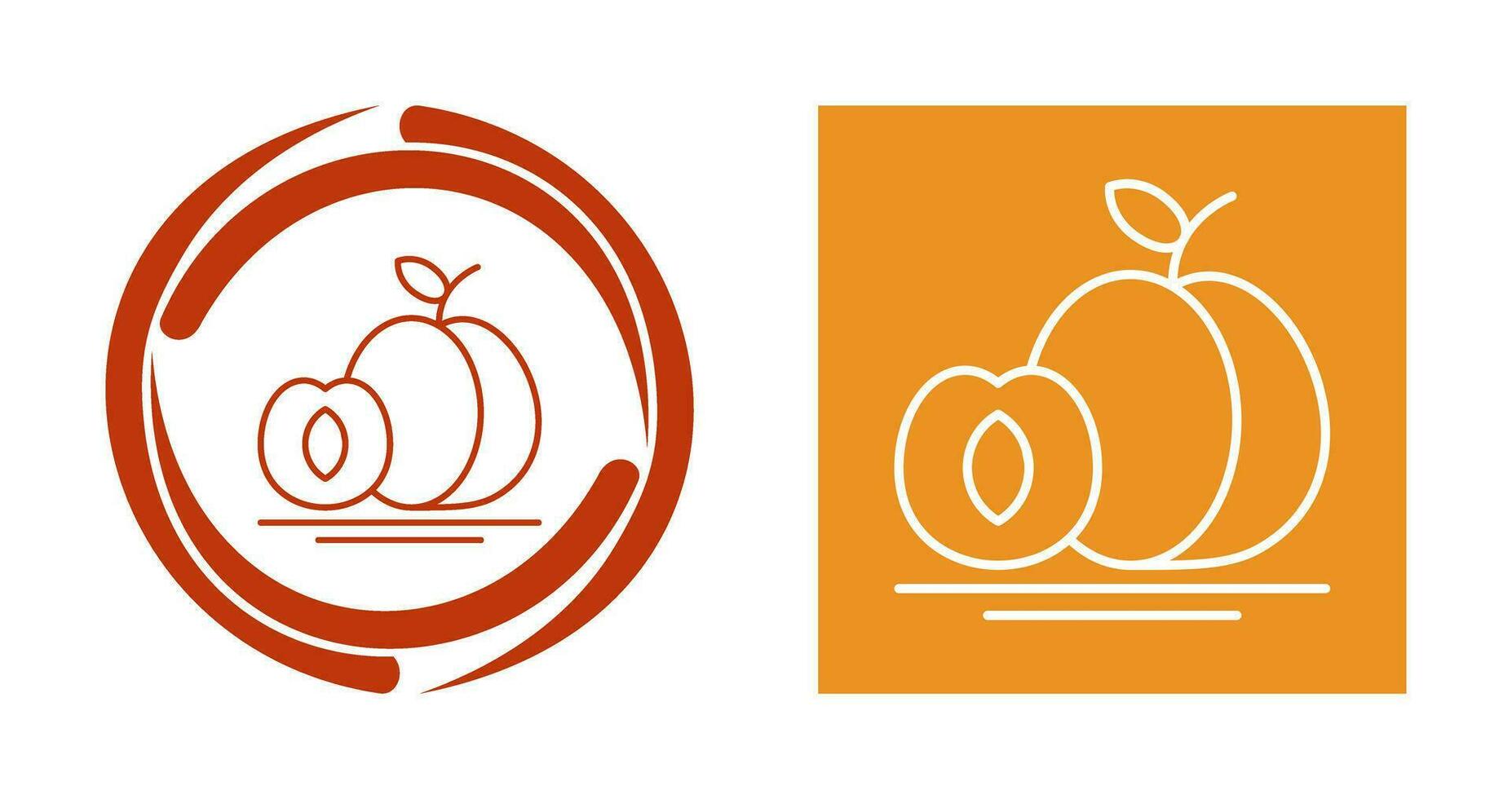 Apricot Vector Icon