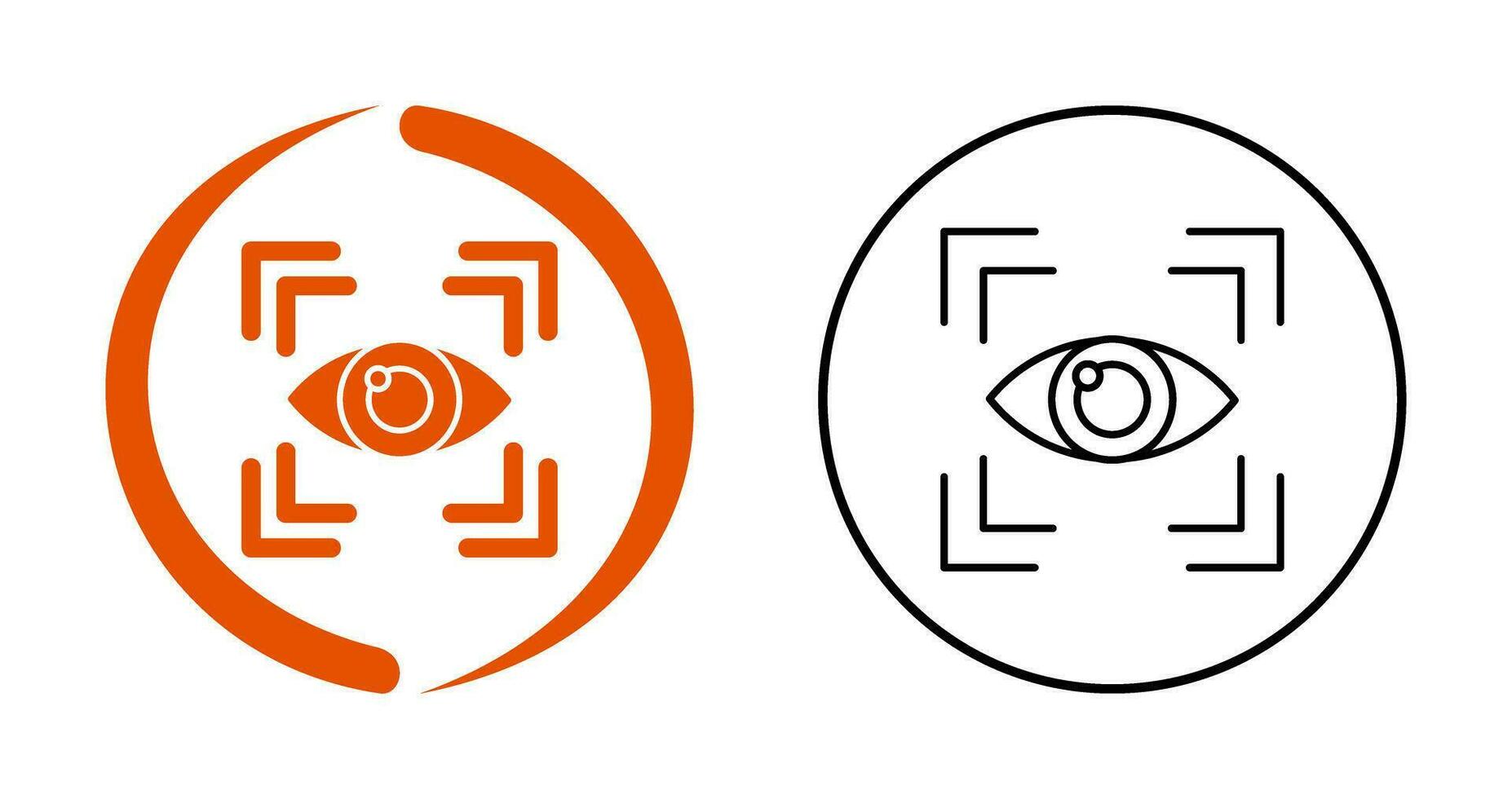 Eye Scan Vector Icon