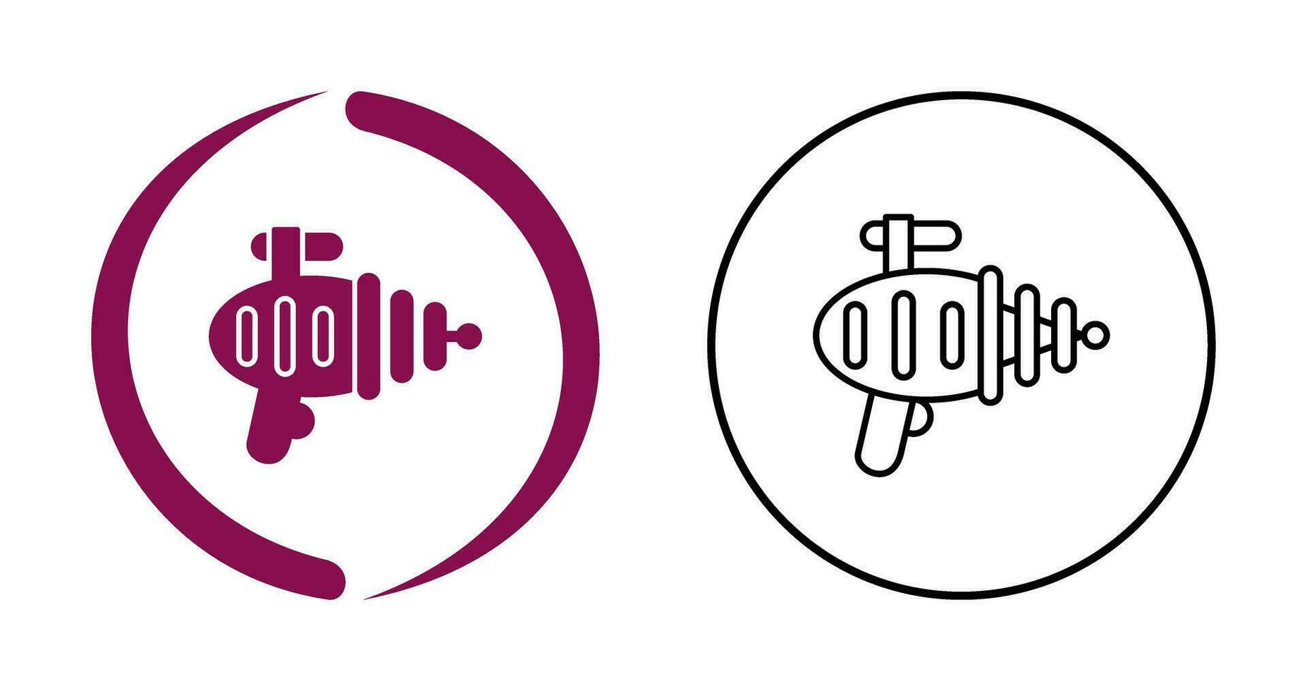 Laser Gun Vector Icon