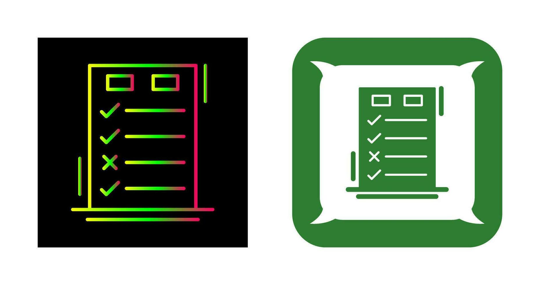 Today to Done CheckList Vector Icon