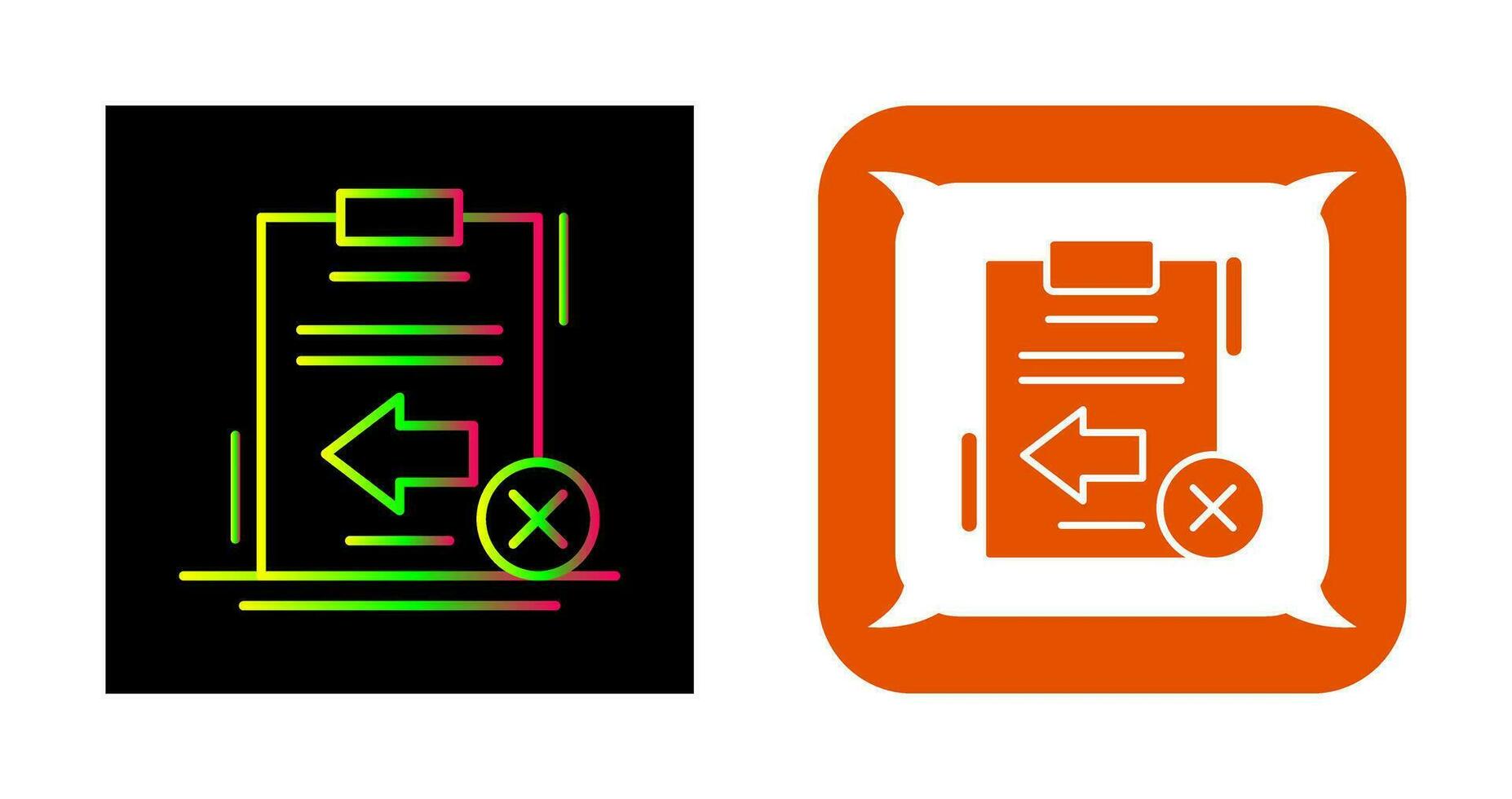 Return Failed Vector Icon