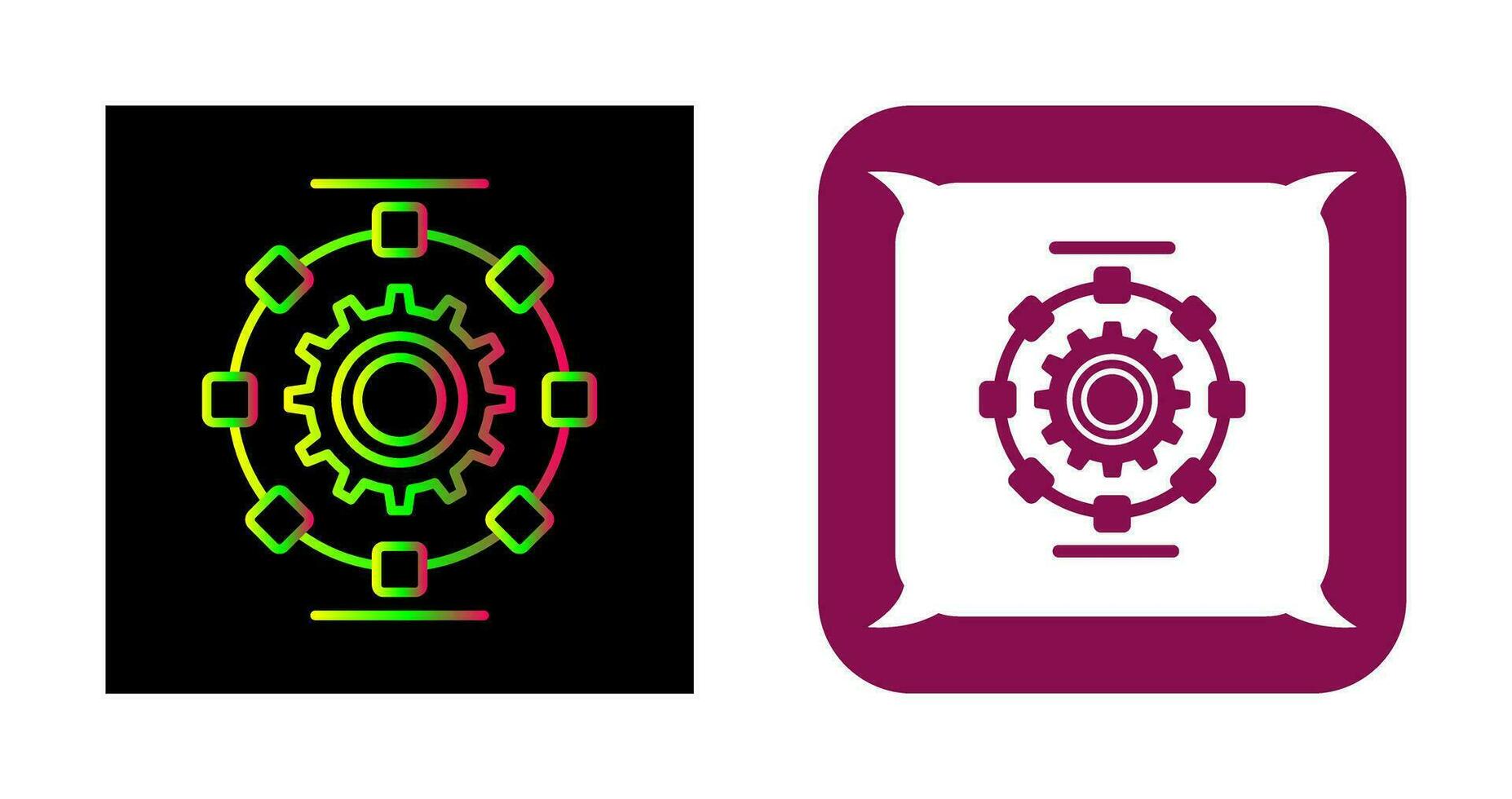 Automated Process Vector Icon
