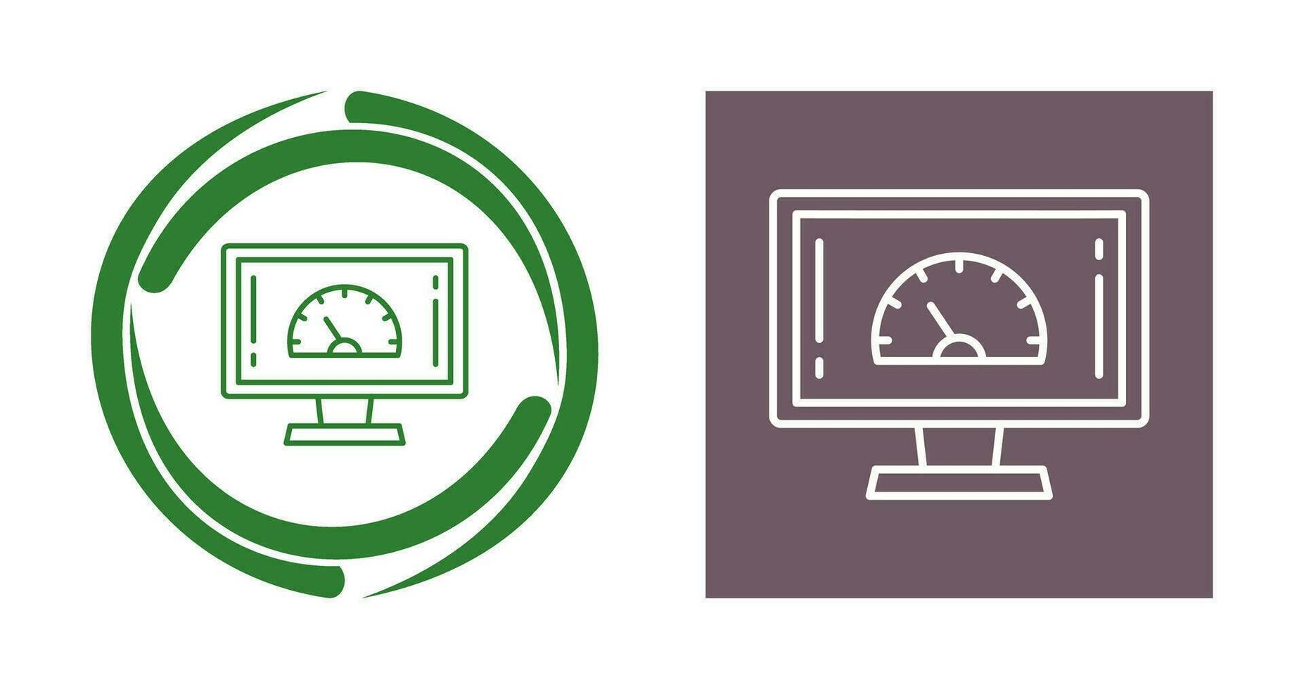 Speed Test Vector Icon