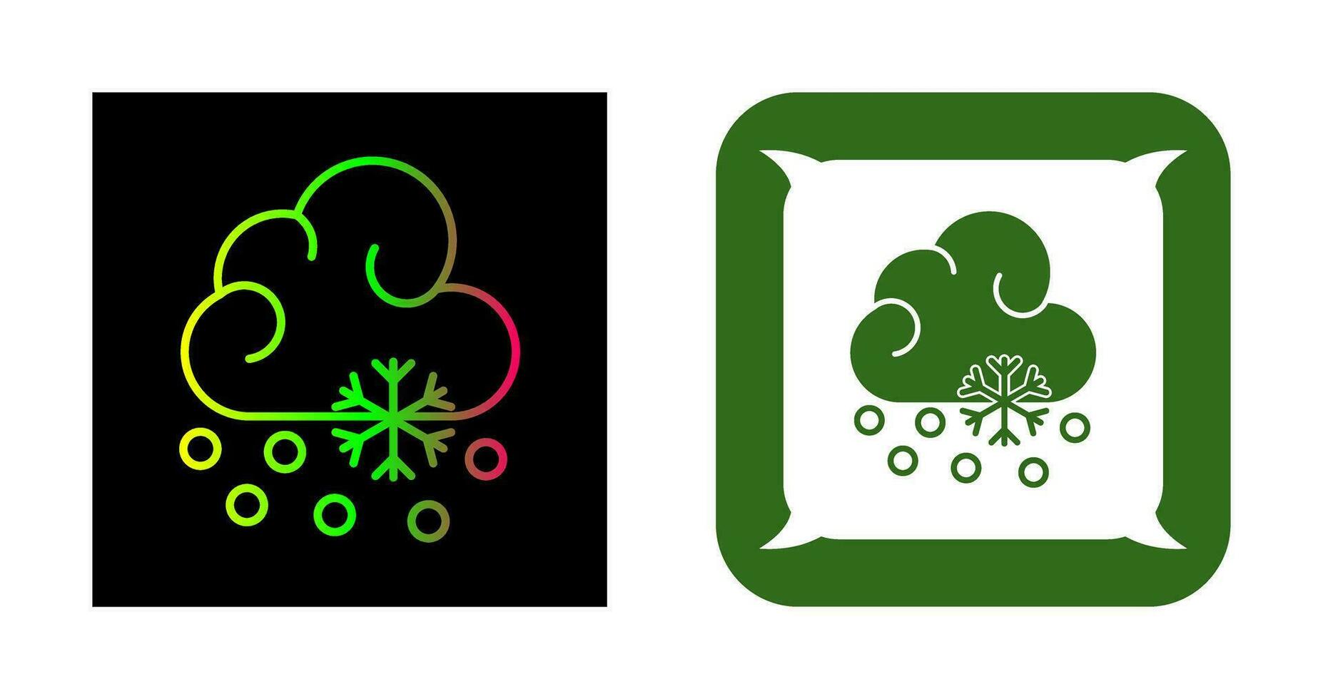 Snow Fall Vector Icon