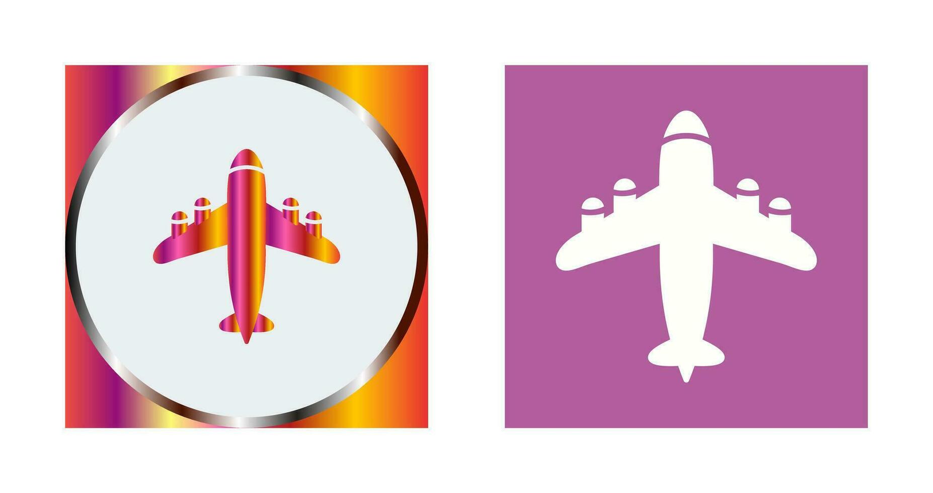 Flying Airplane Vector Icon