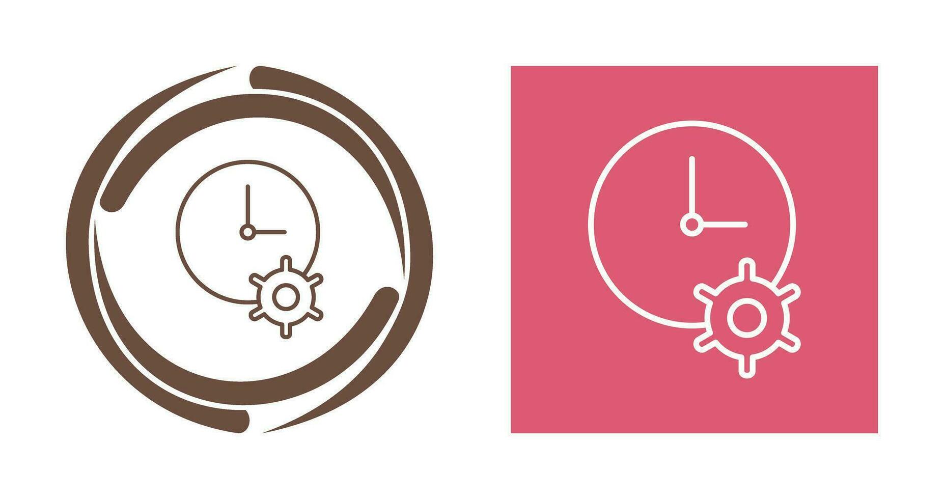 Unique Time Optimization Vector Icon