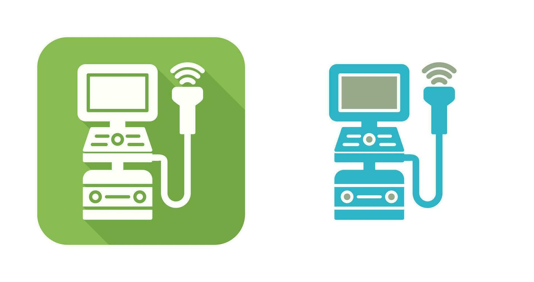 Ultrasound Machine Vector Icon