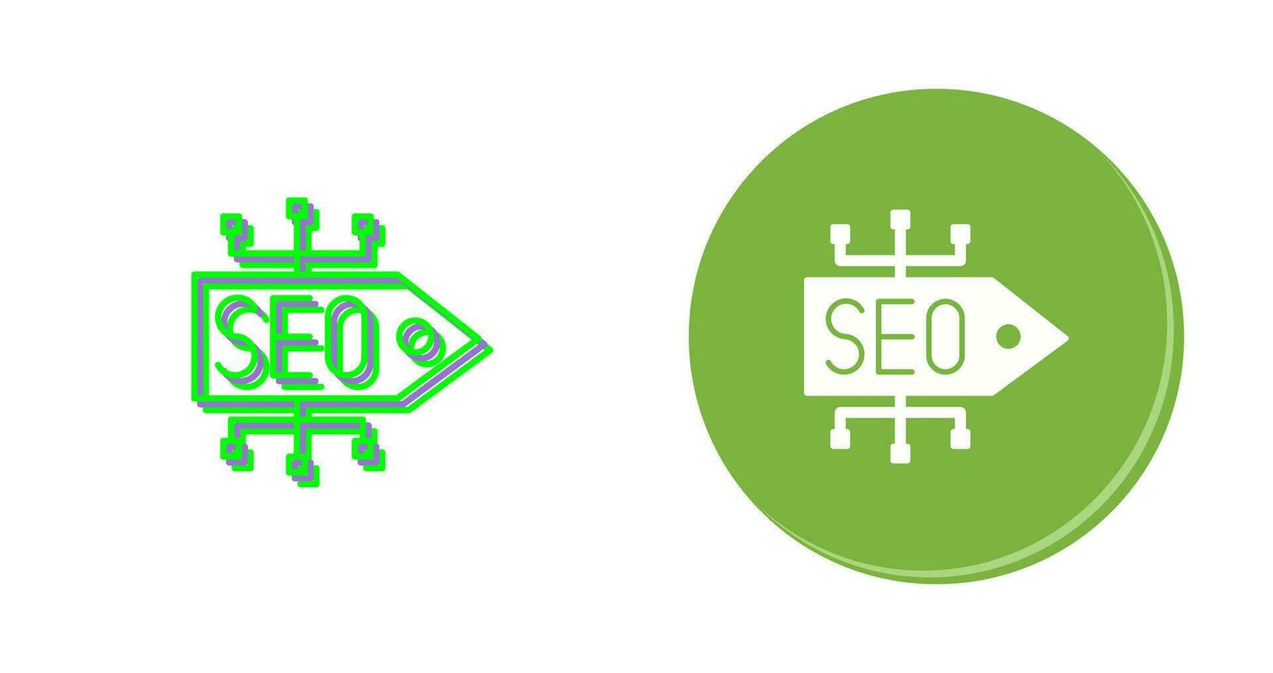 SEO Tag Vector Icon